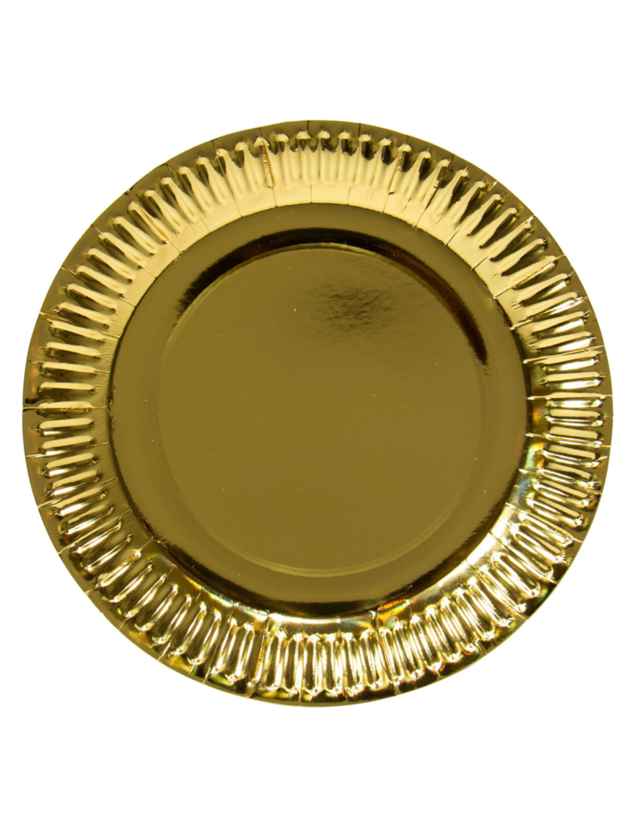 Teller Metallic gold 8 Stk.