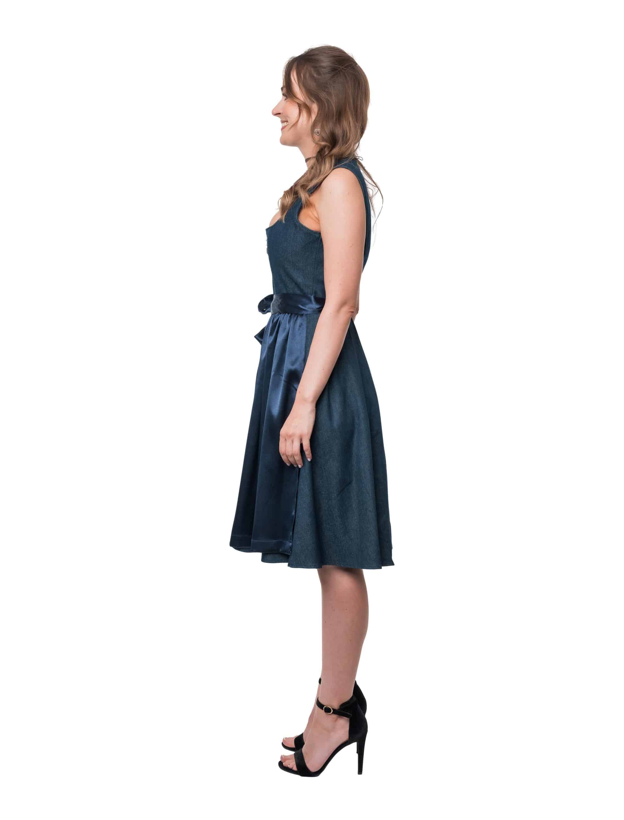 Dirndl Magda Damen blau 36