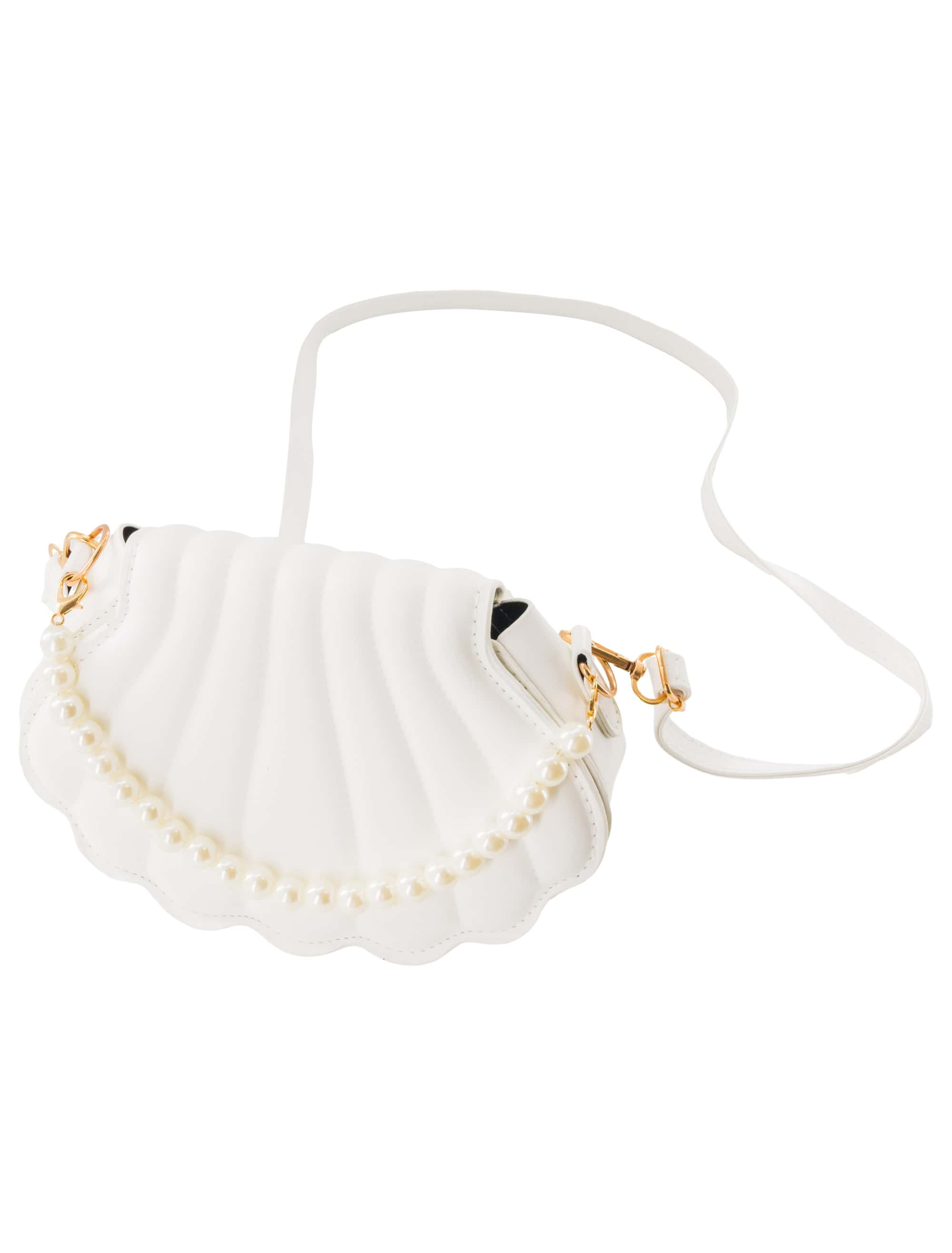 Tasche Muschel Damen weiß