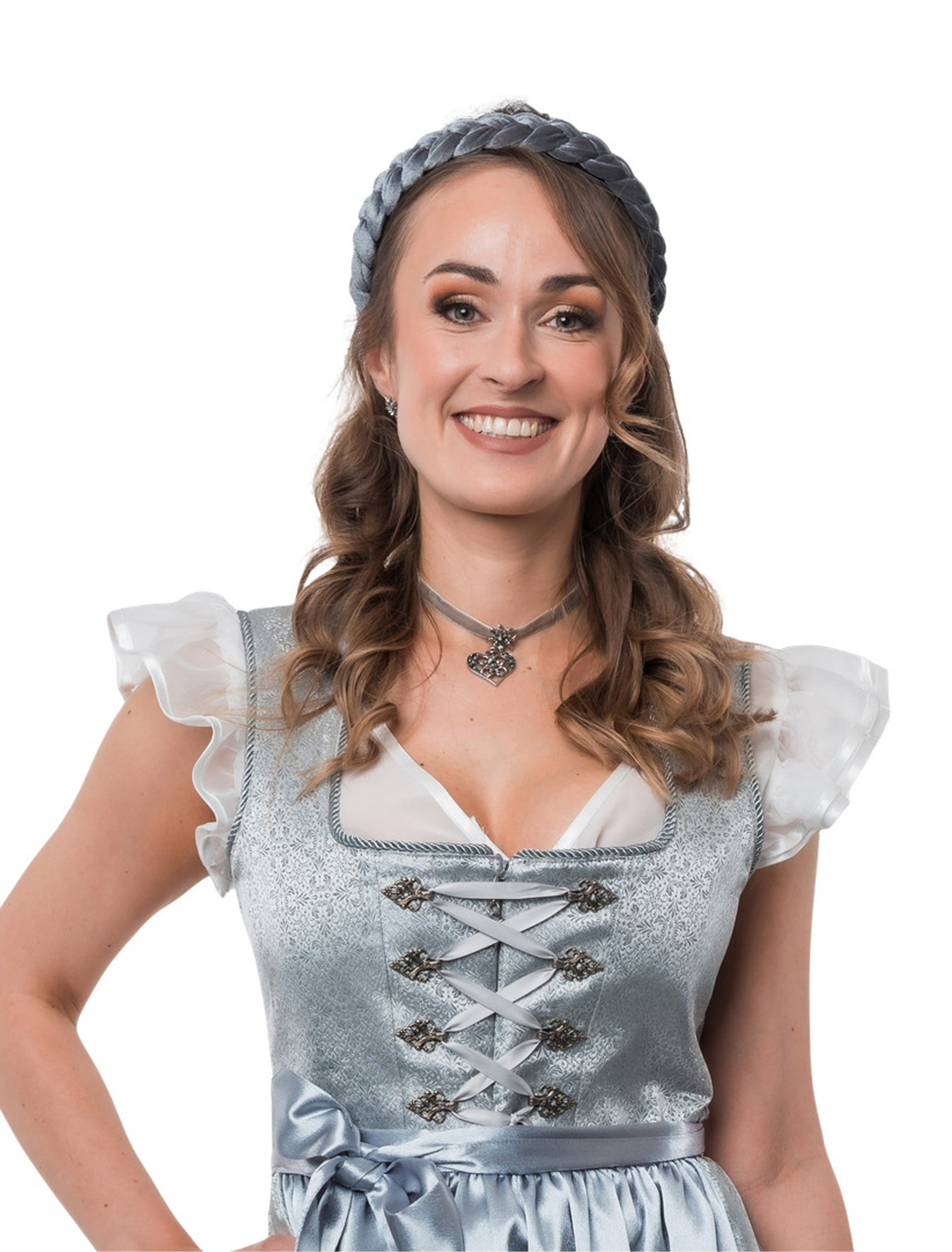 Dirndlbluse Valentina Damen weiß 40