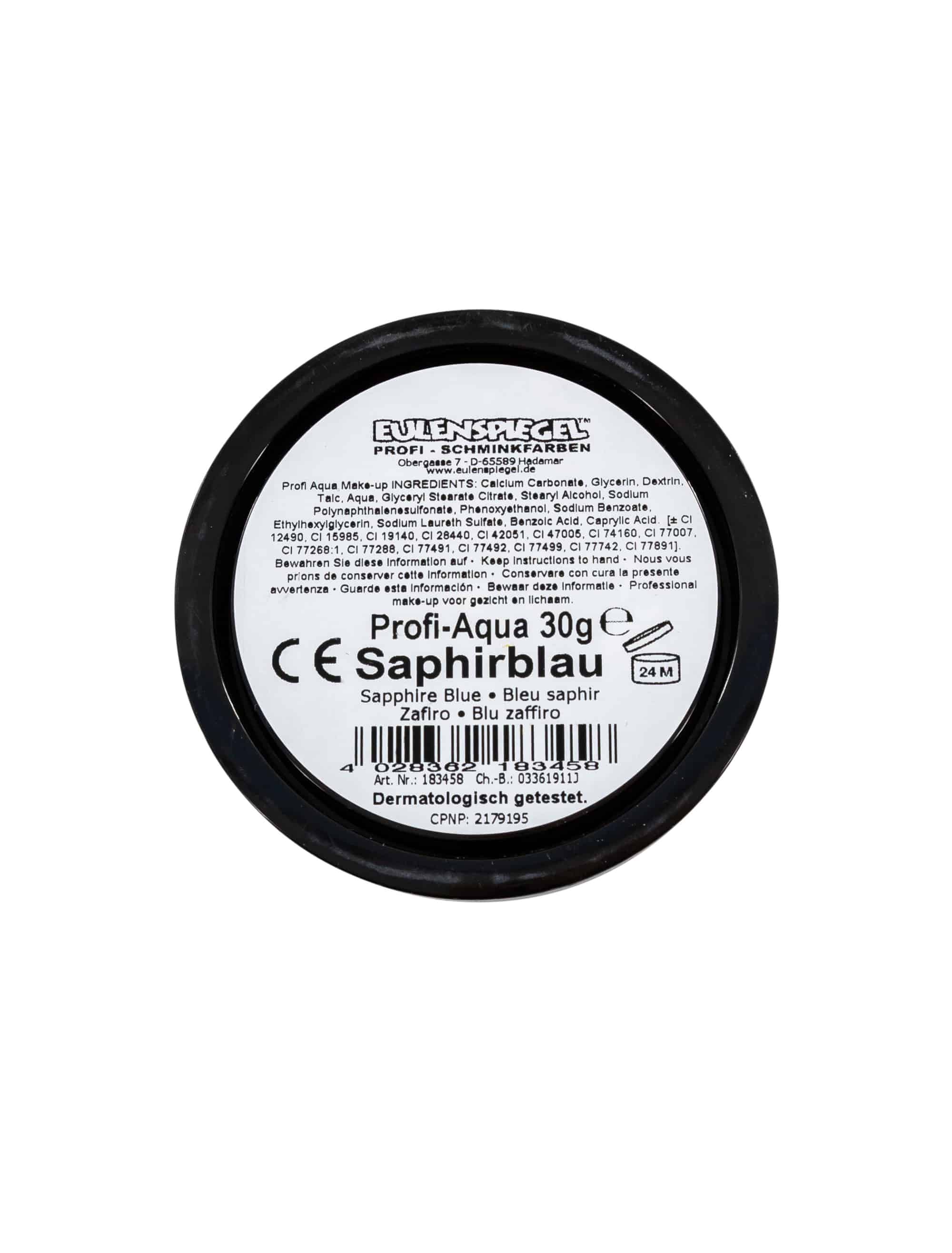 Water Make-Up 20ml saphirblau