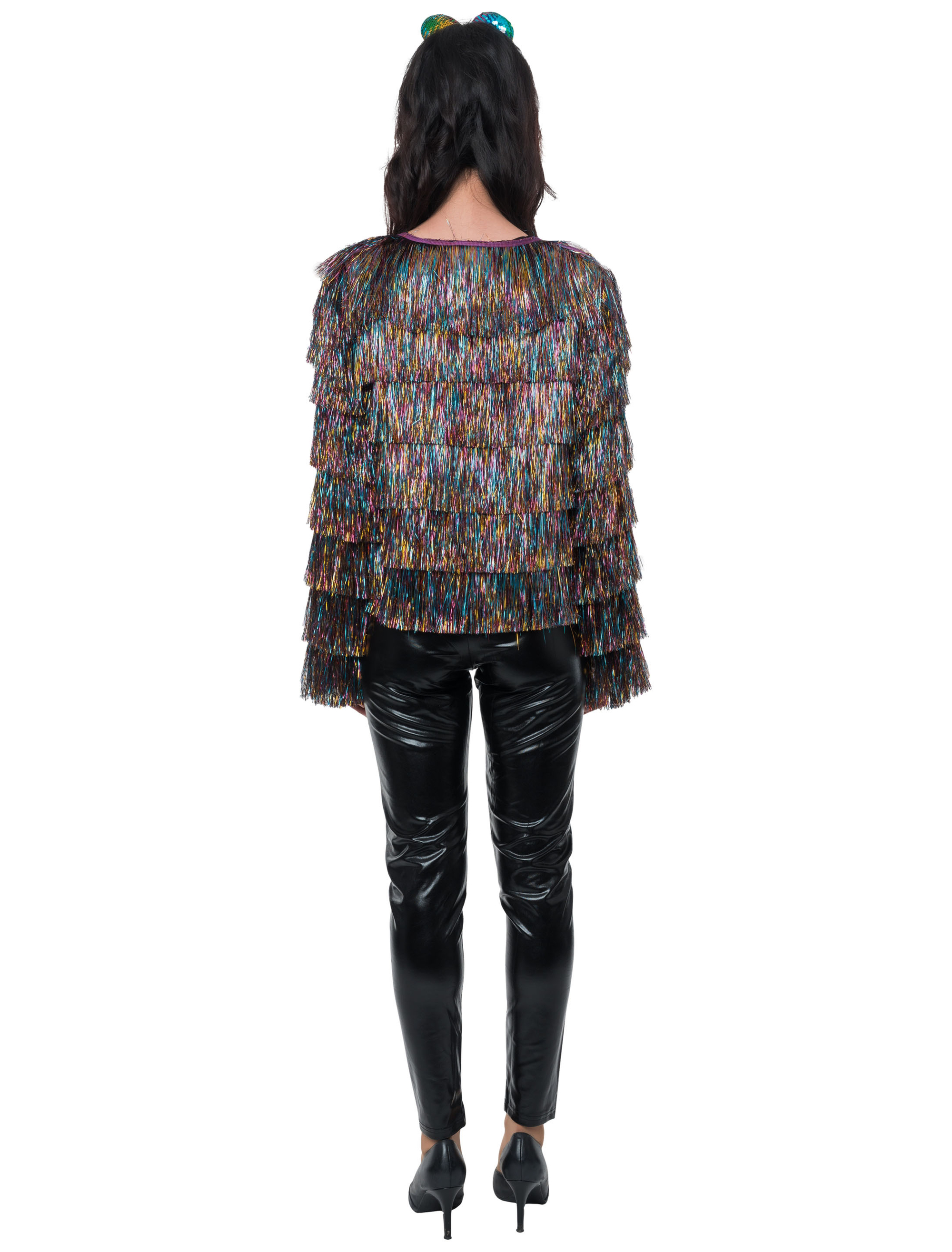 Jacke Lametta fein Damen bunt L/XL