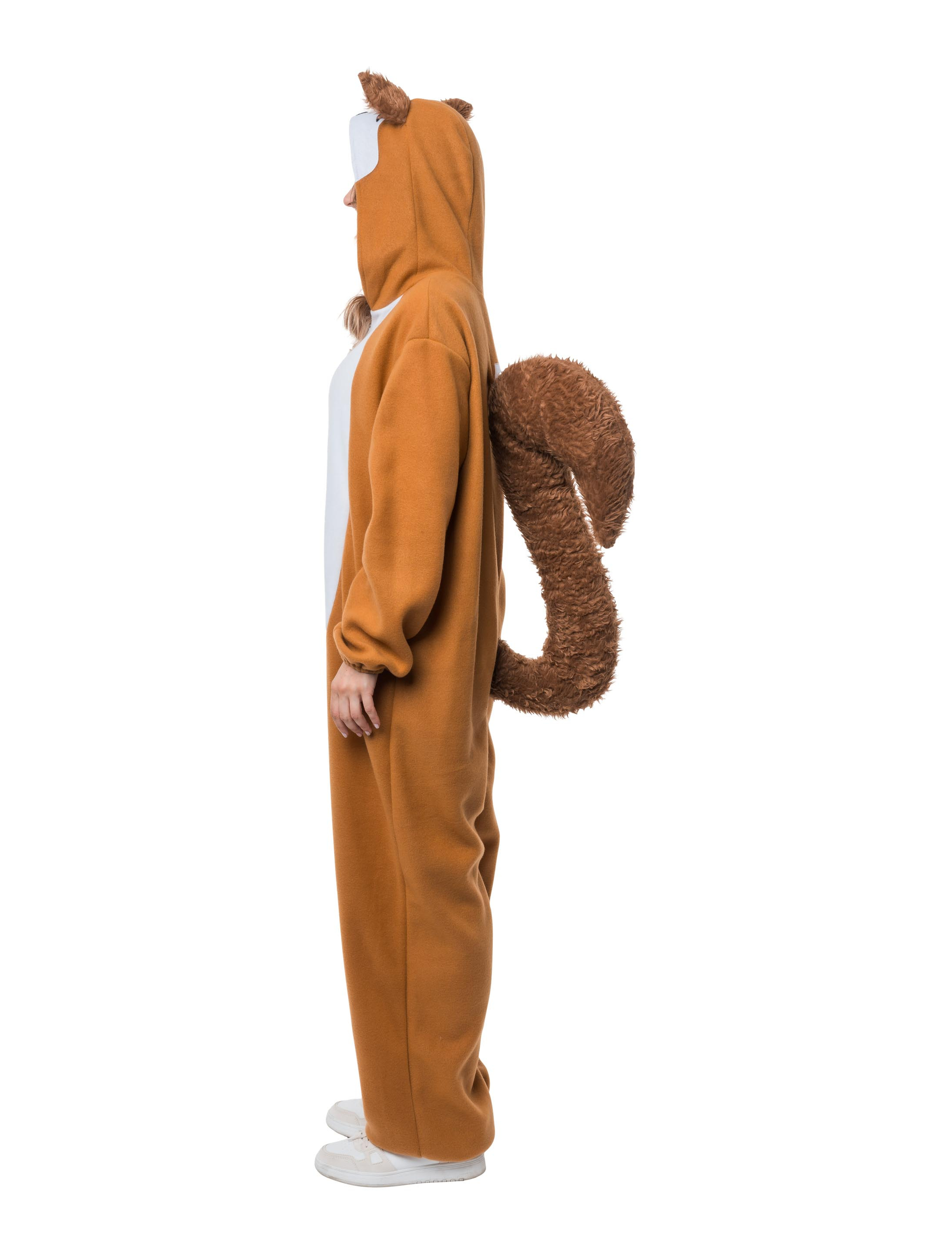 Overall Eichhörnchen Plüsch hellbraun XS/S