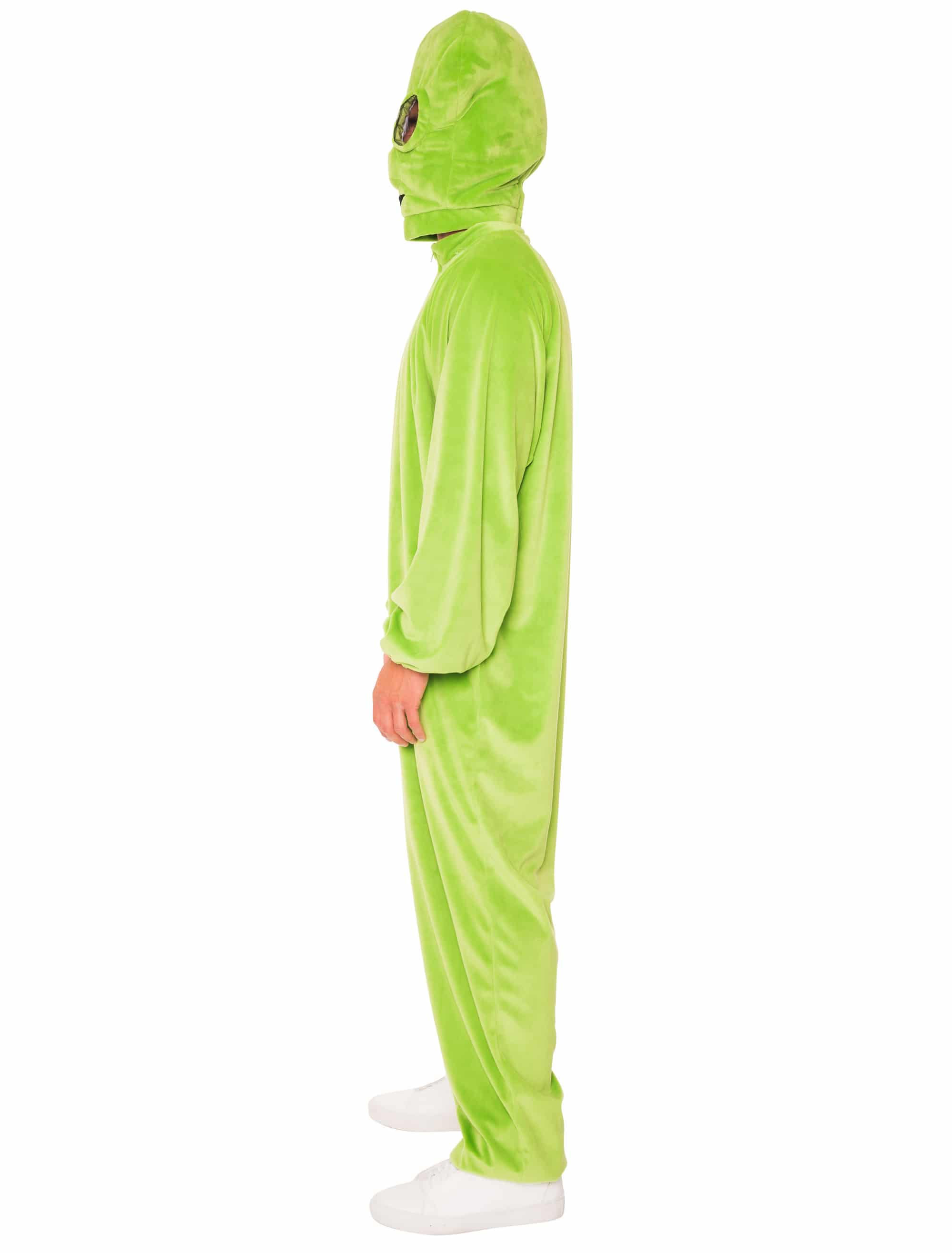 Overall Plüsch Alien Herren grün 50-52