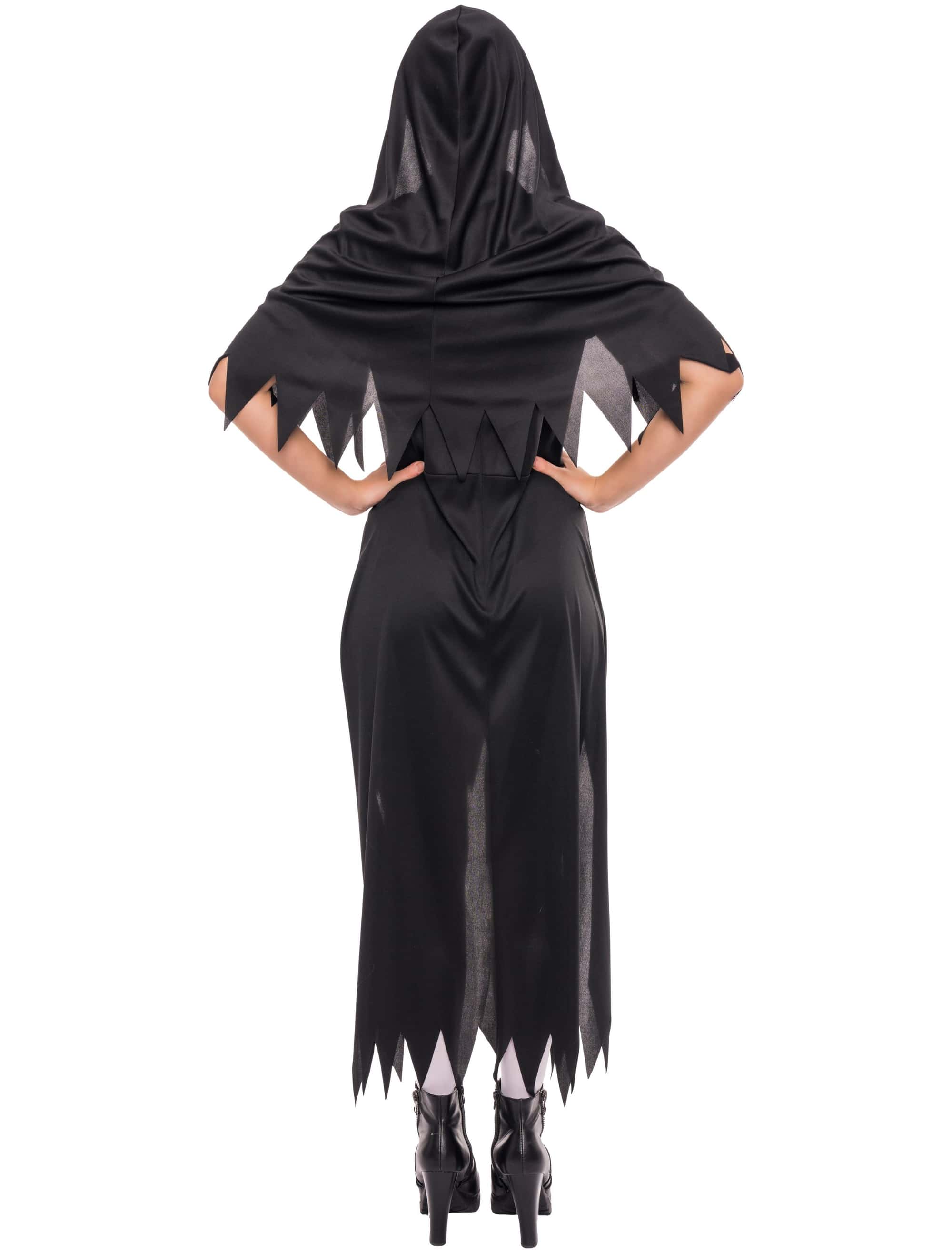 Kleid Nonne 2tlg. Damen schwarz S