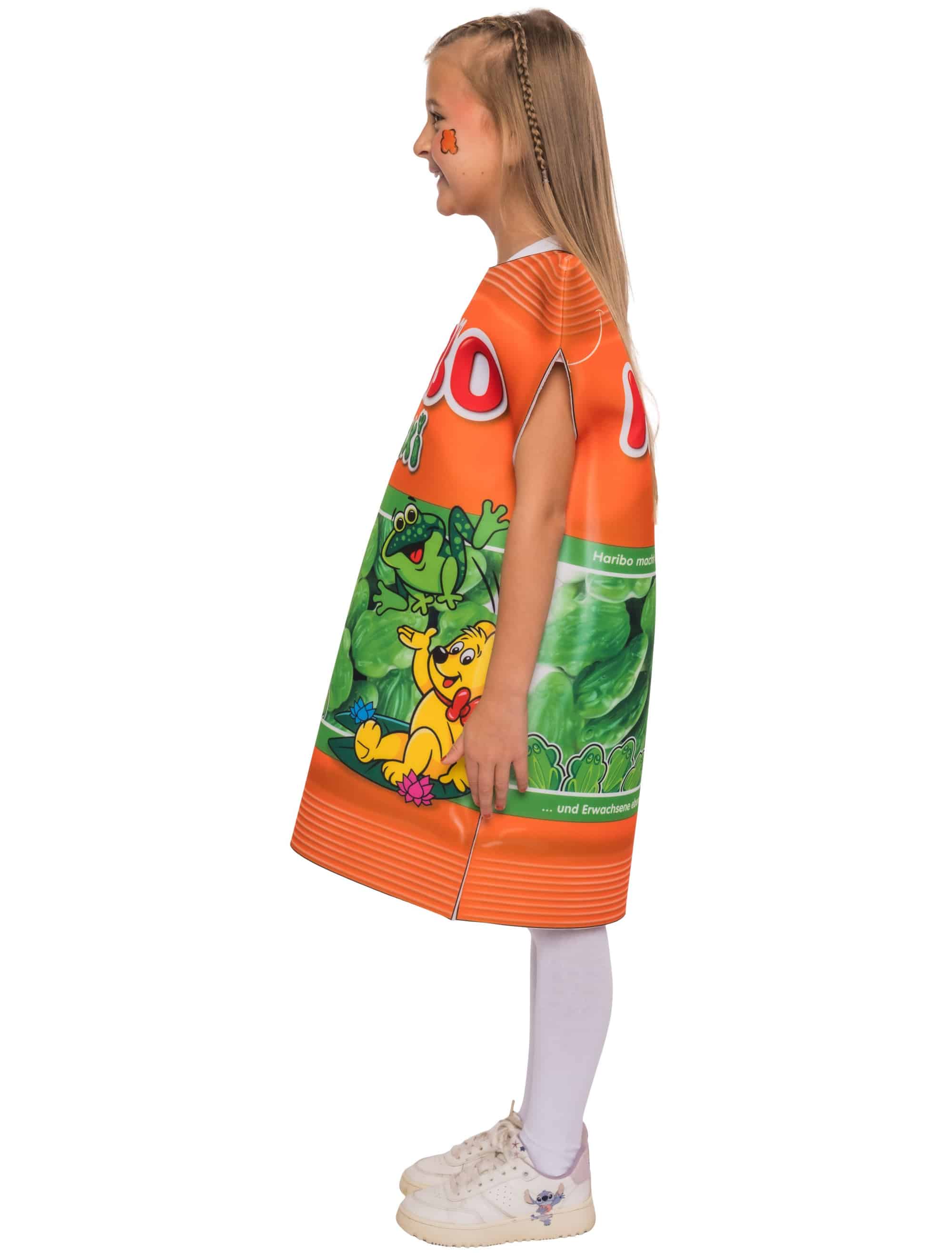 Kostüm HARIBO Quaxi Kinder weiß/grün one size