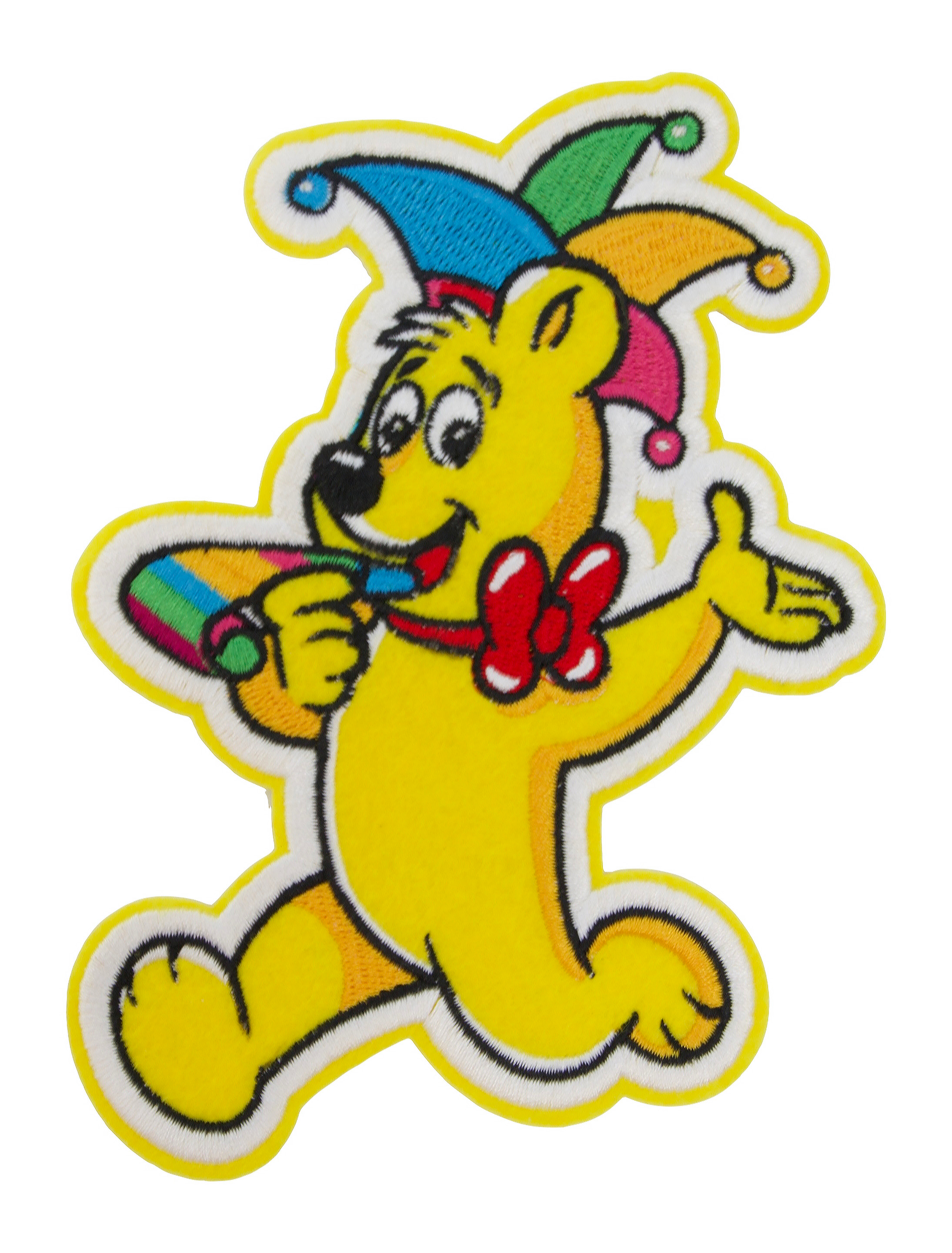 Bügelpatch HARIBO Goldbären Komitee 10cm bunt