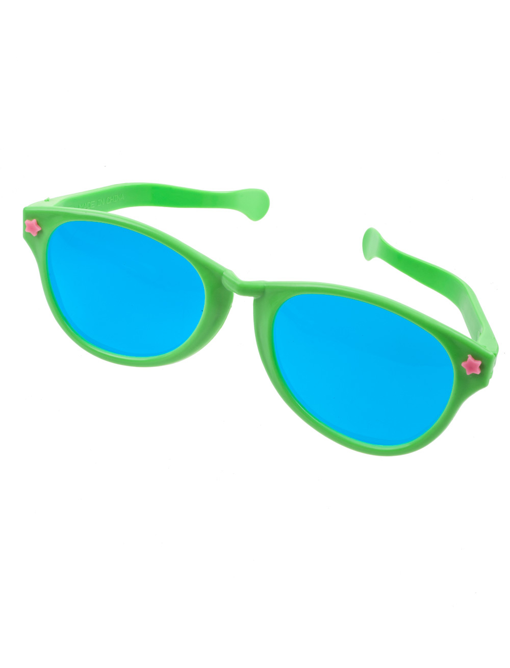 Brille riesig blau