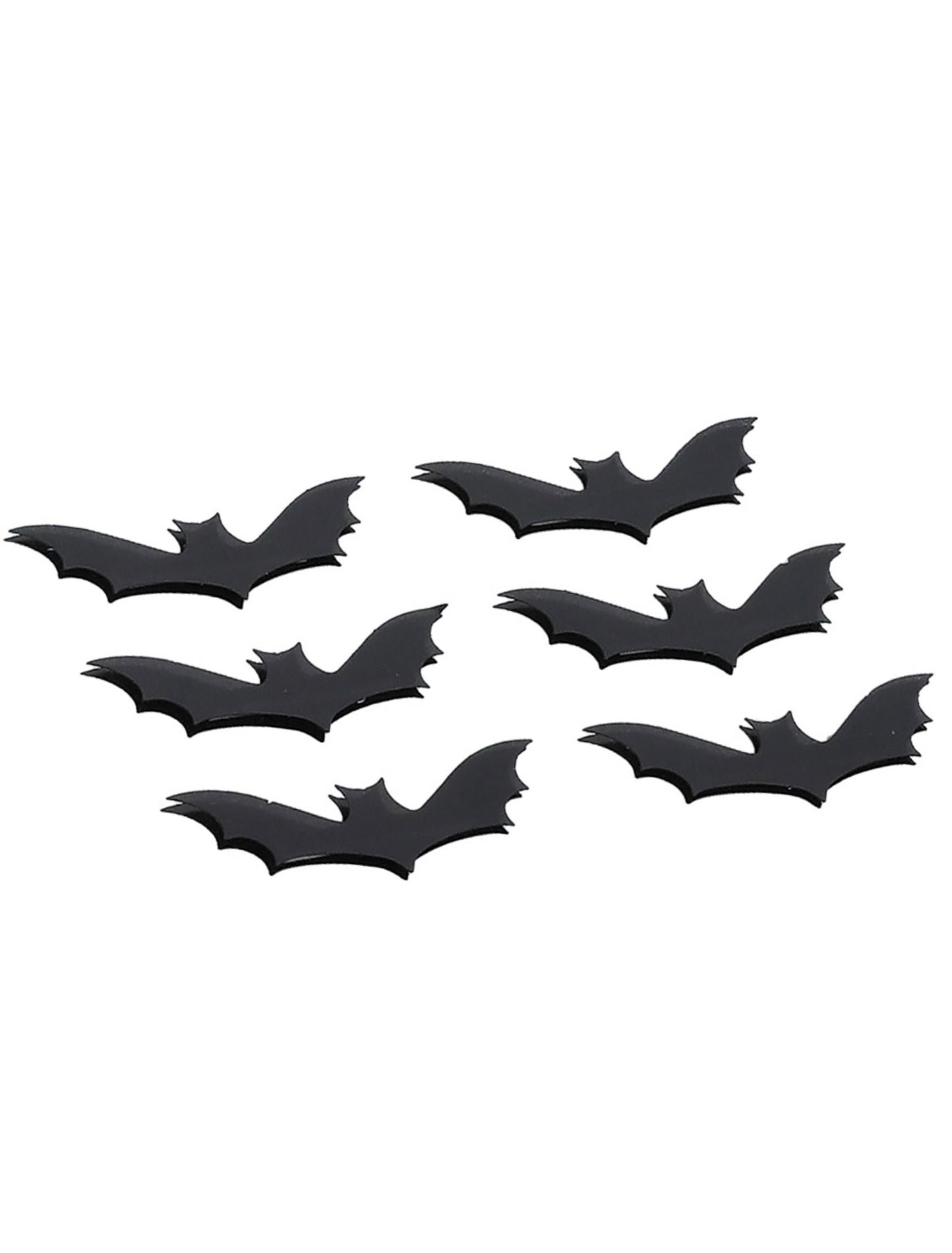 Sticker Fledermaus 6 Stk. schwarz