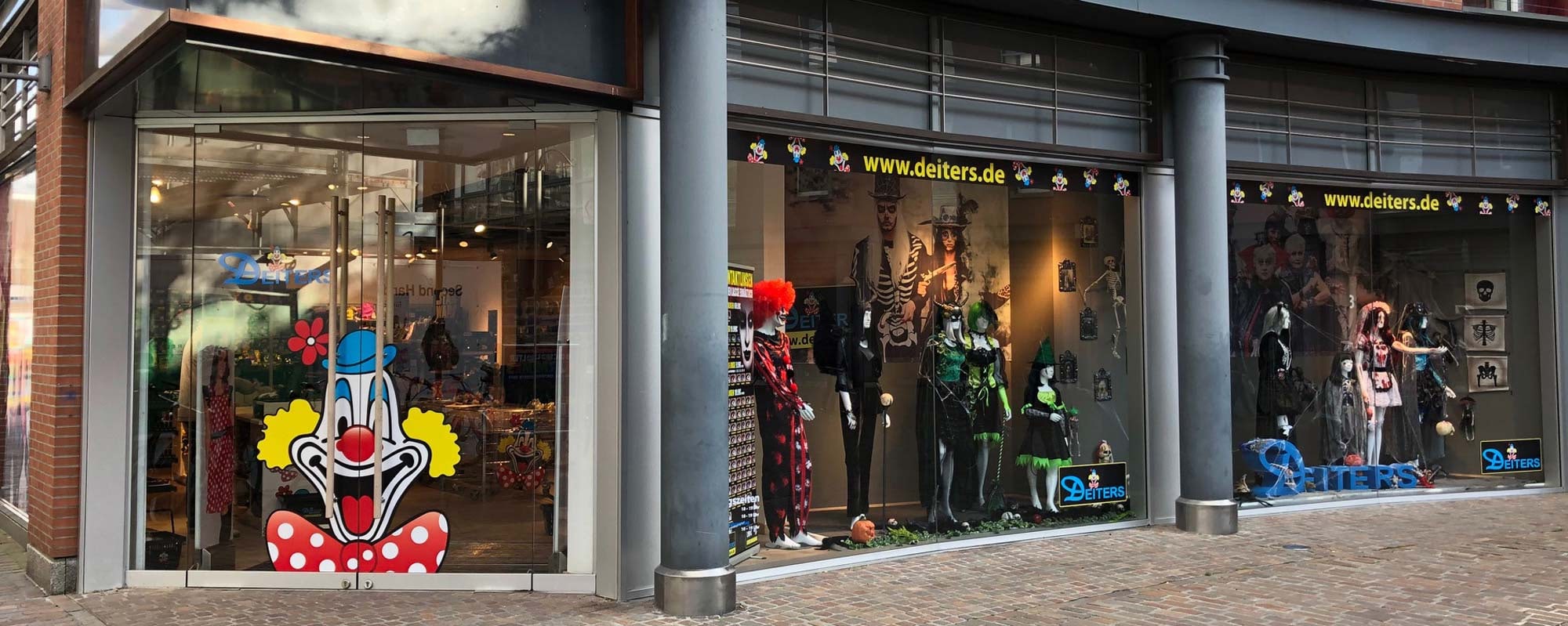 Deiters Kostümladen in Bocholt Außenansicht