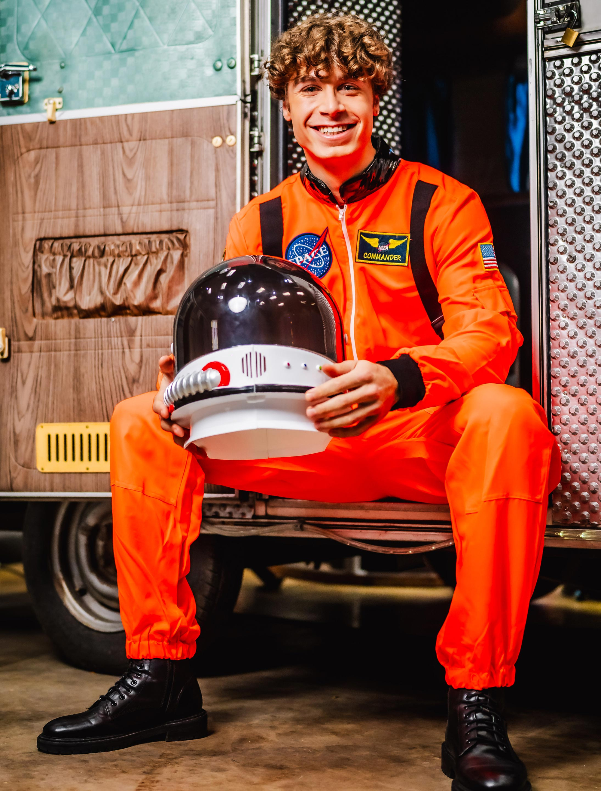 Overall Astronaut Herren orange 56