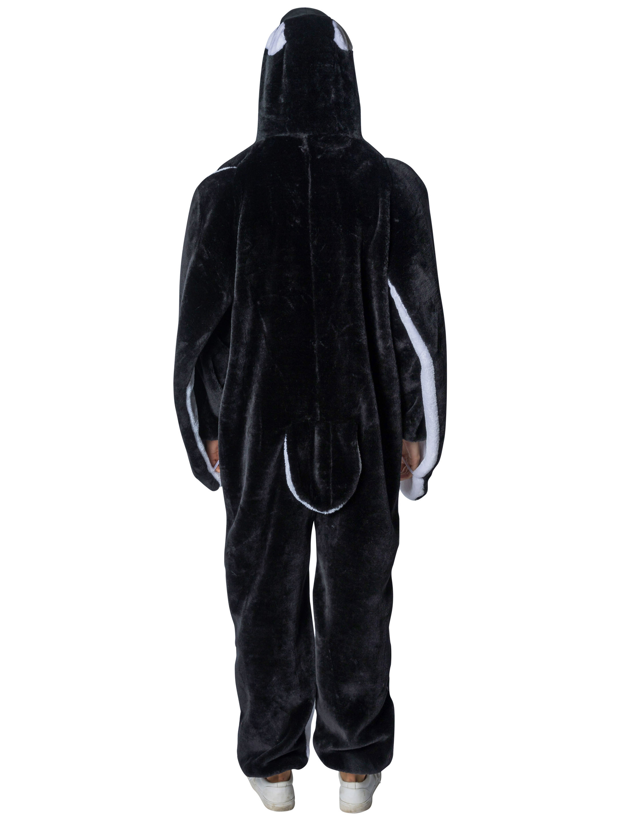 Overall Plüsch Pinguin Herren schwarz/weiß 50-52