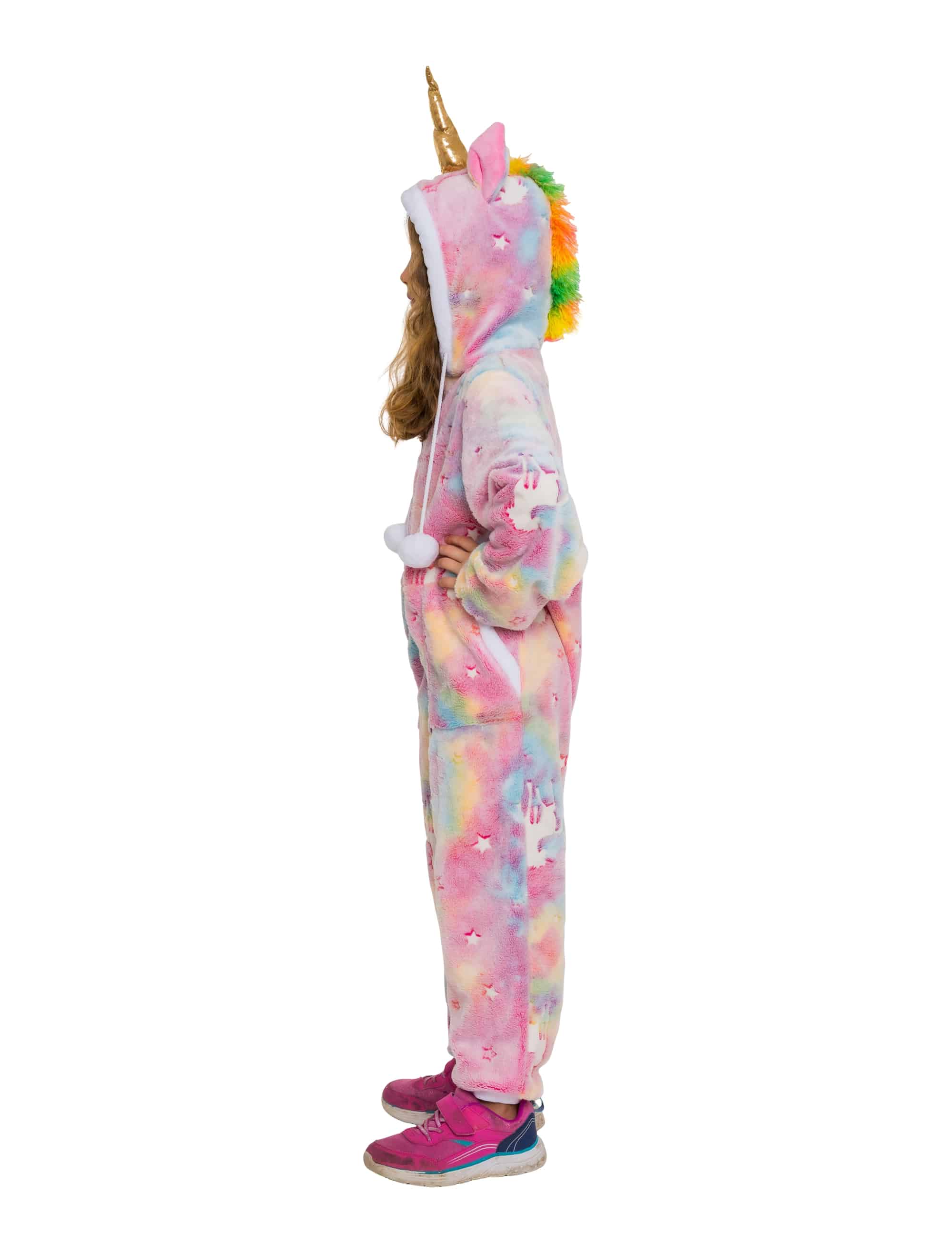 Jumpsuit Einhorn bunt 116/128