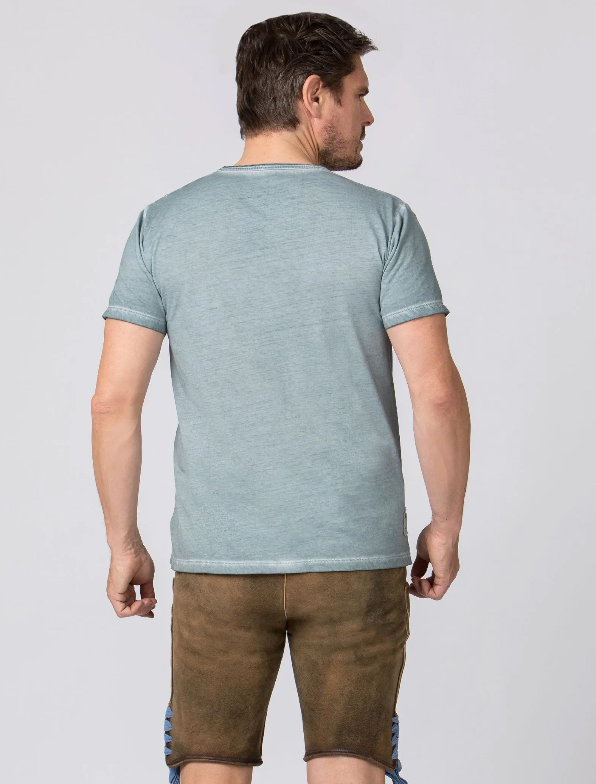 Trachten-Shirt Wastl Herren blau S