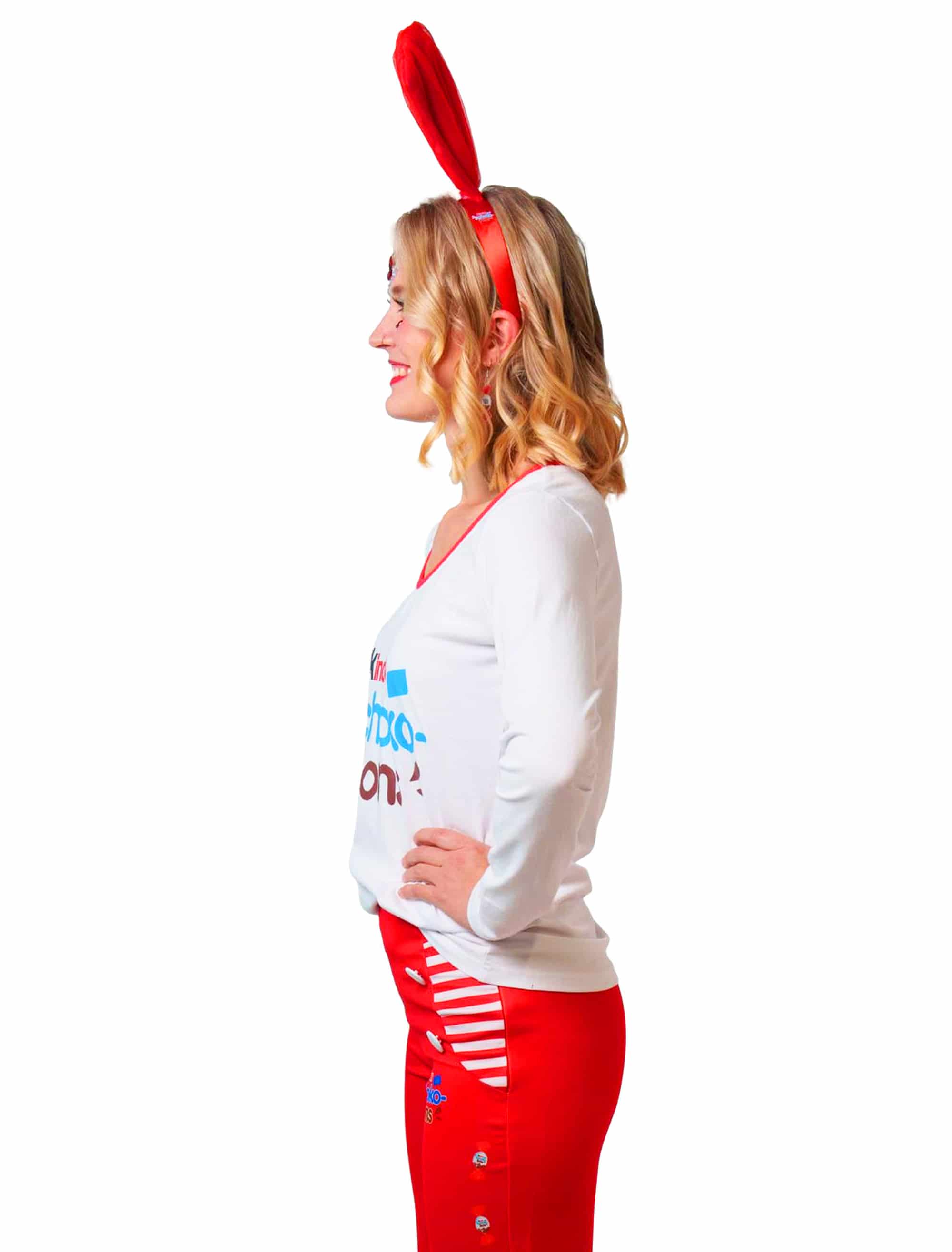 T-Shirt langarm kinder Schoko-Bons Damen weiß M