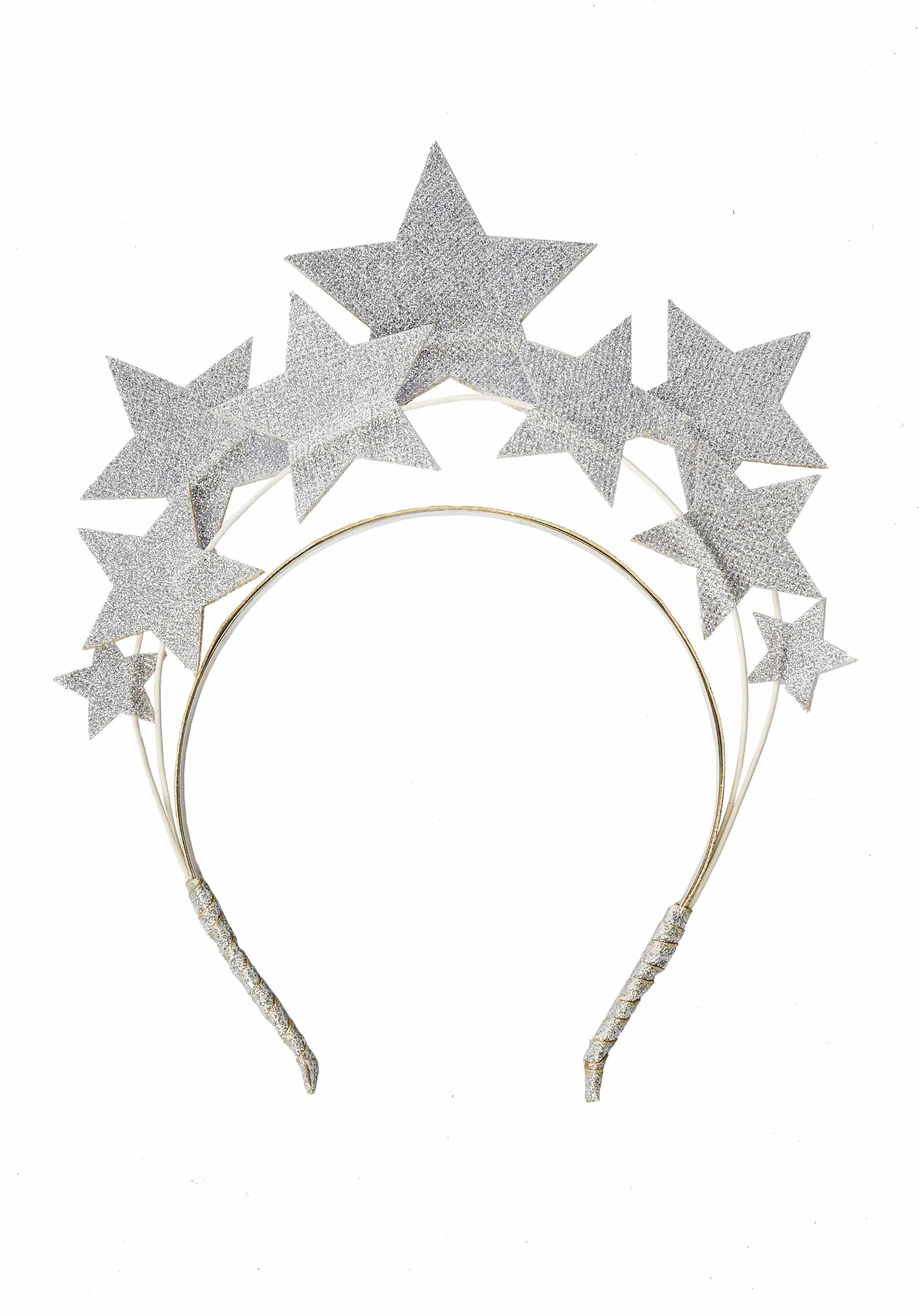 Haarreif mit Sternen Damen silber