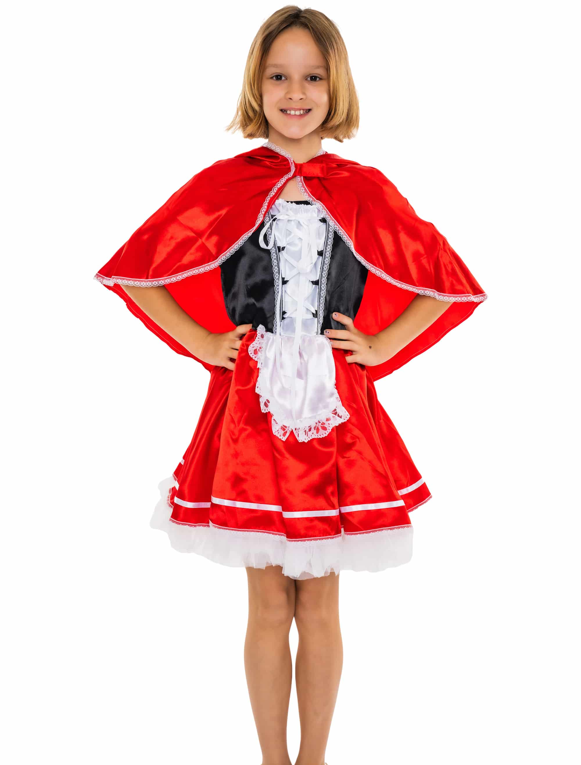 Rotkäppchen 2-tlg. Mädchen rot 116