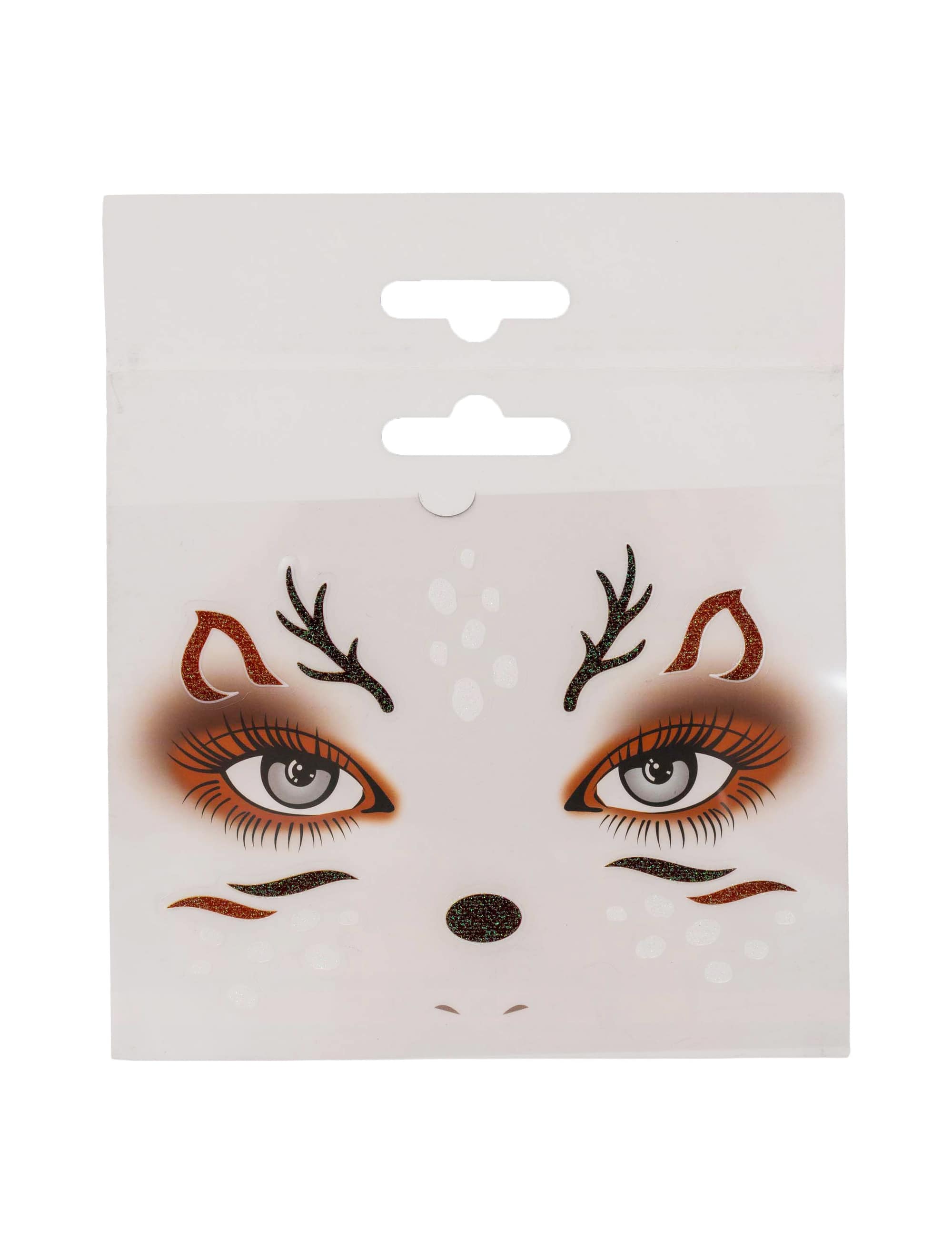 Gesichtssticker Reh braun