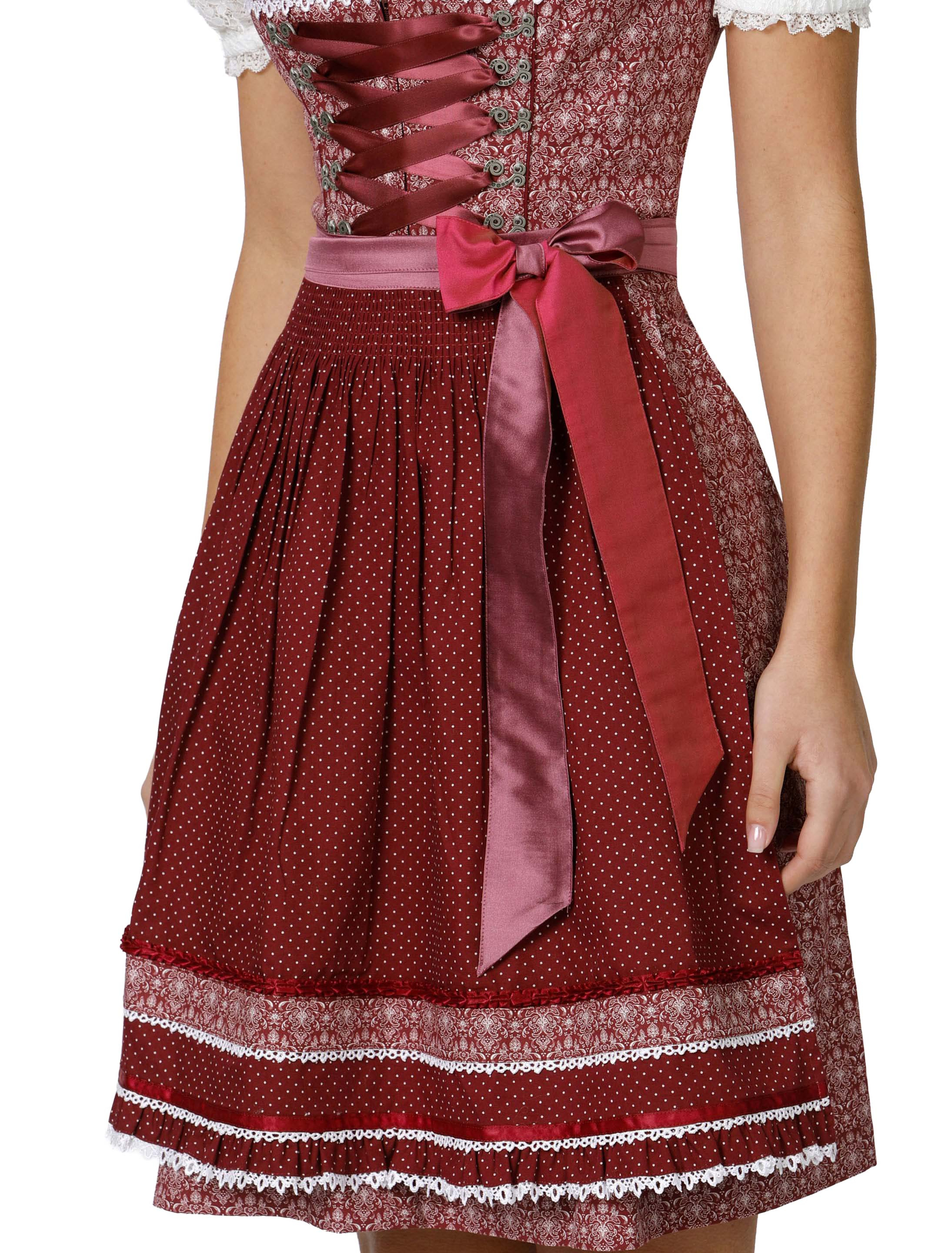Dirndl Kim Damen bordeaux 38