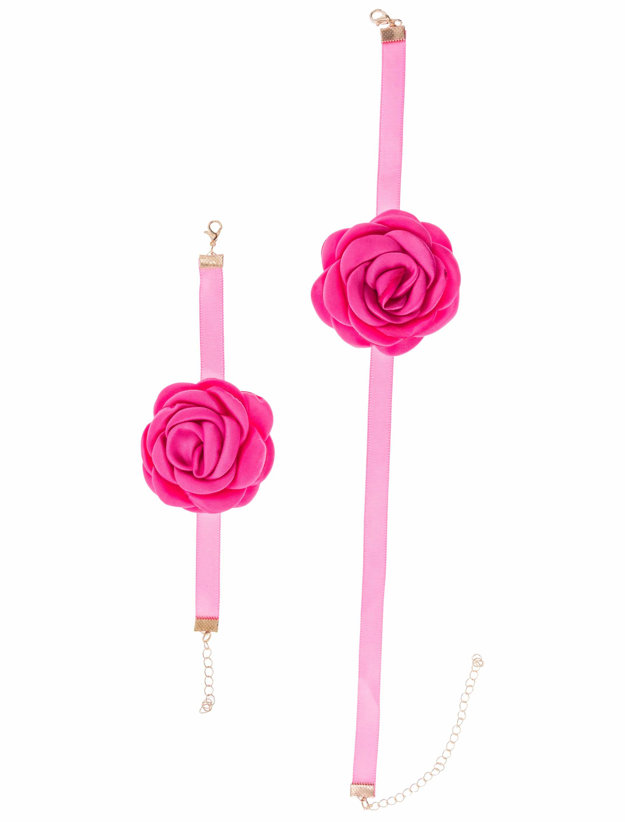 Schmuckset Rose 2-tlg. pink
