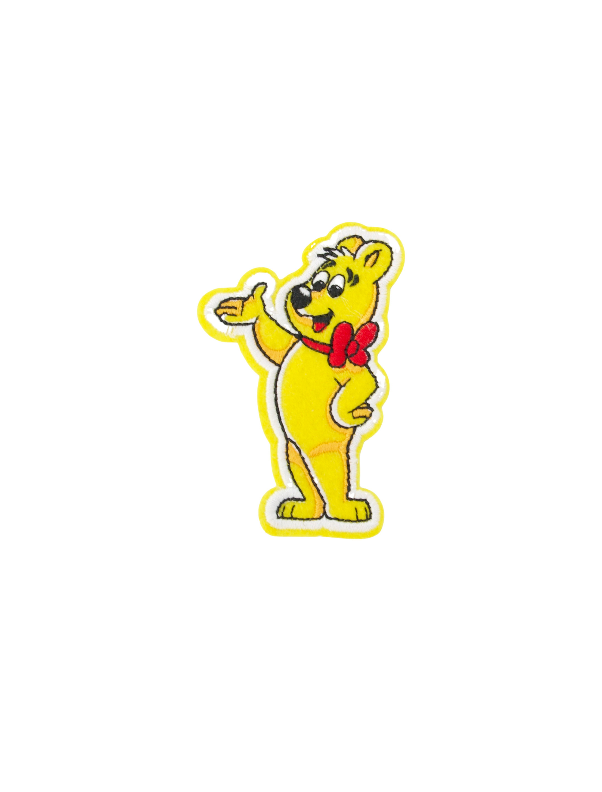 Bügelpatch HARIBO Goldbären 5cm gelb
