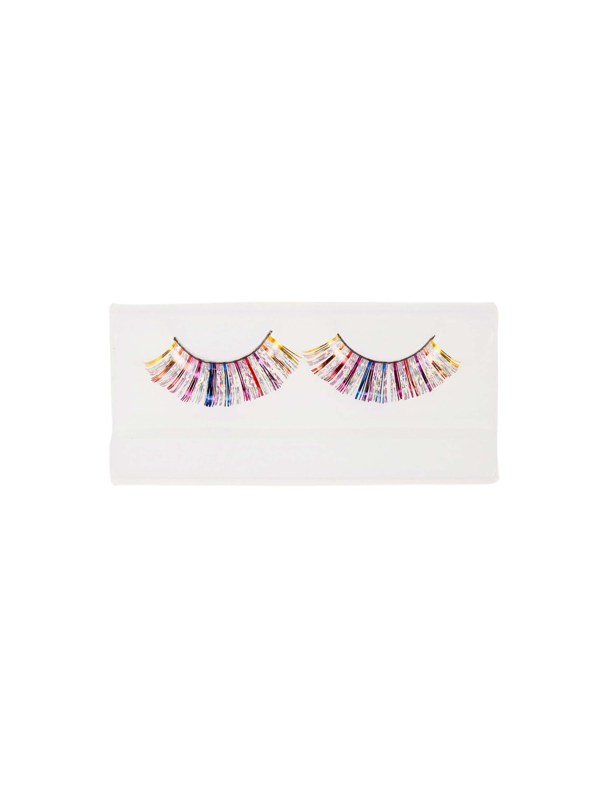 Wimpern Glitzer Regenbogen