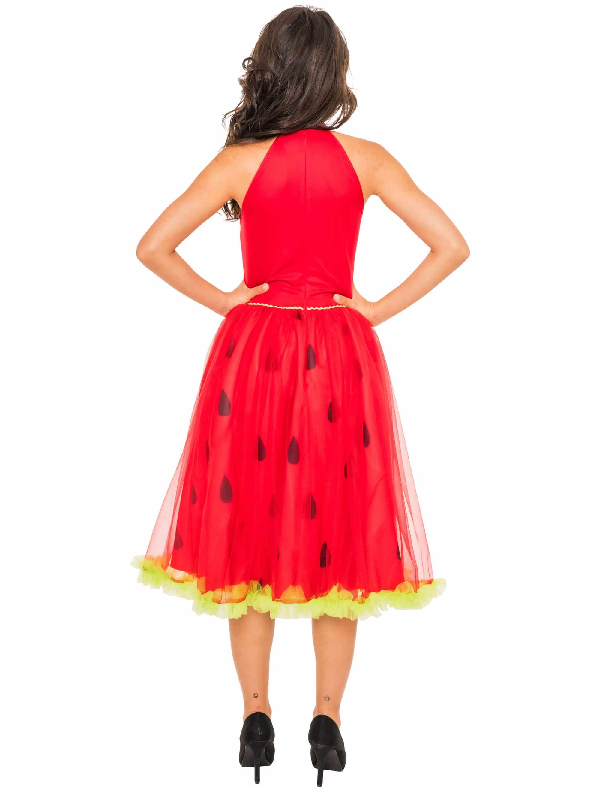Kleid Wassermelone rot 2XL