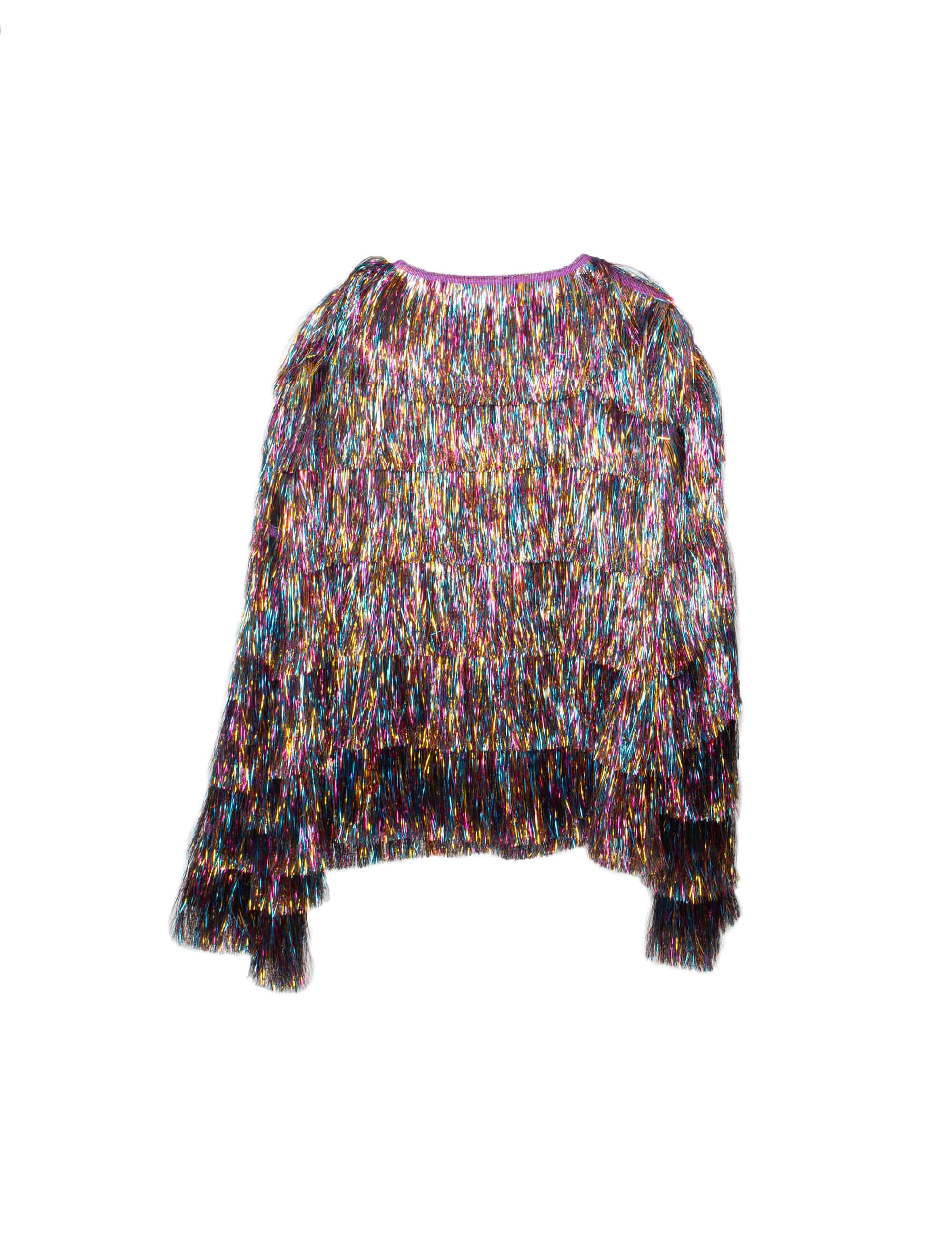 Jacke Lametta fein Damen bunt XXS/XS