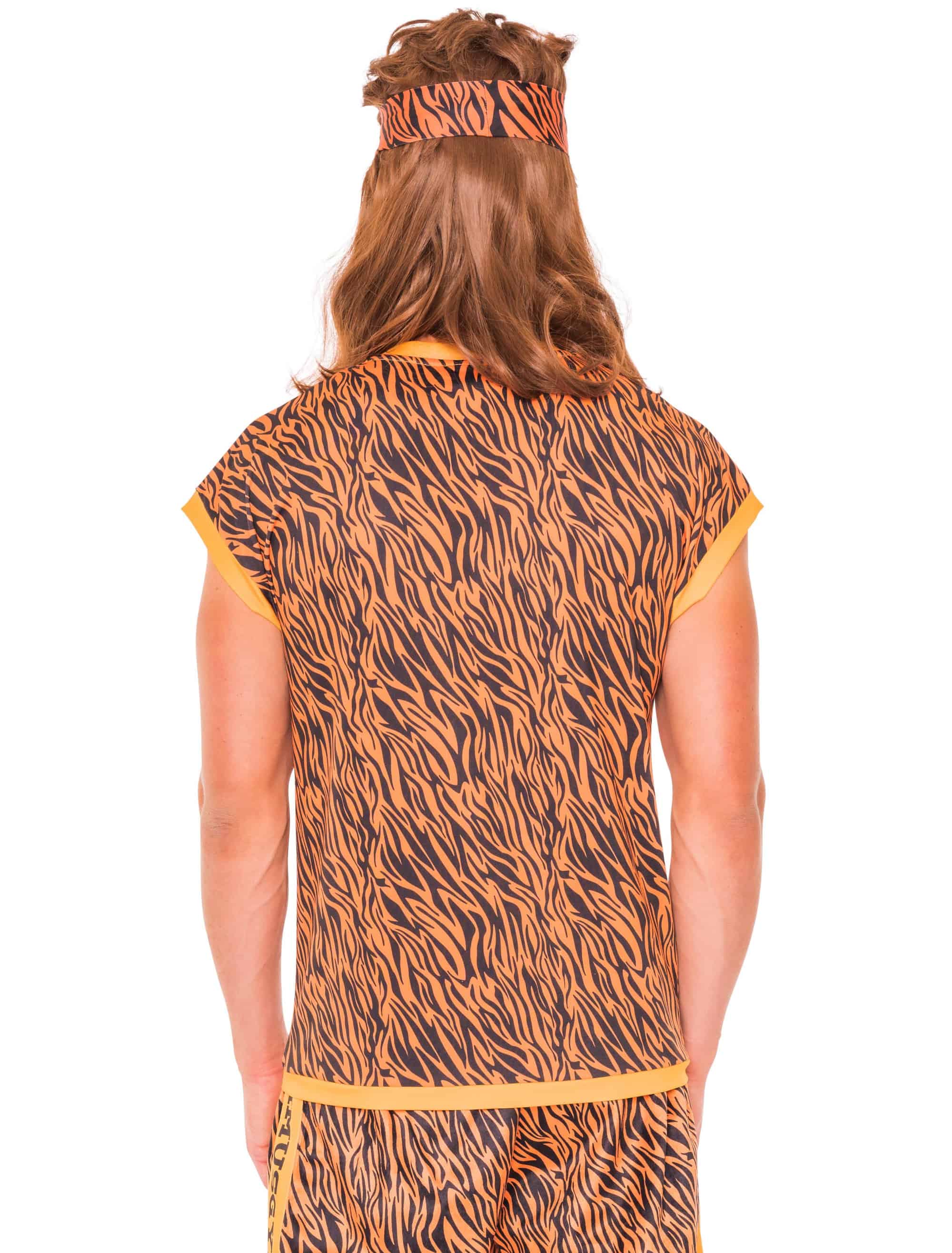 T-Shirt Rhythmusgymnastik Tiger schwarz/orange S/M