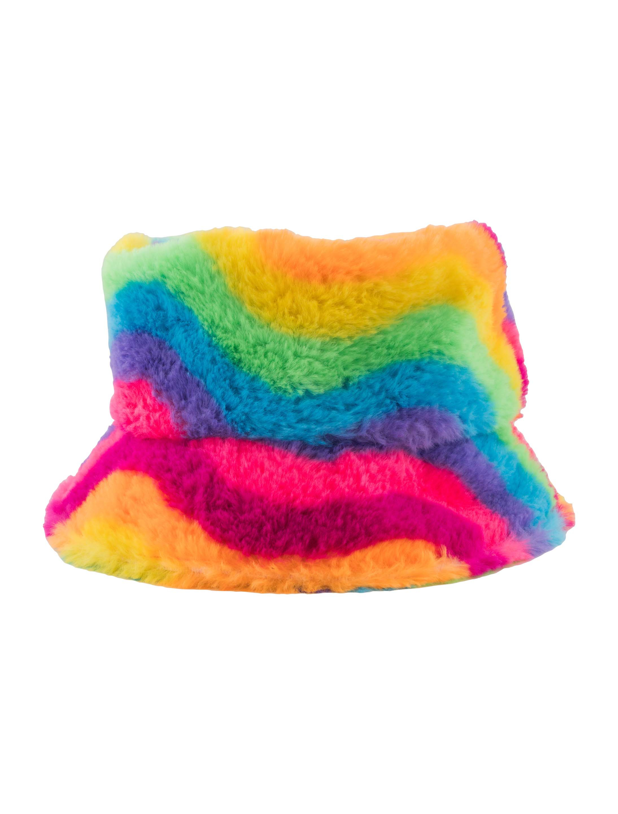 Fischerhut Plüsch rainbow