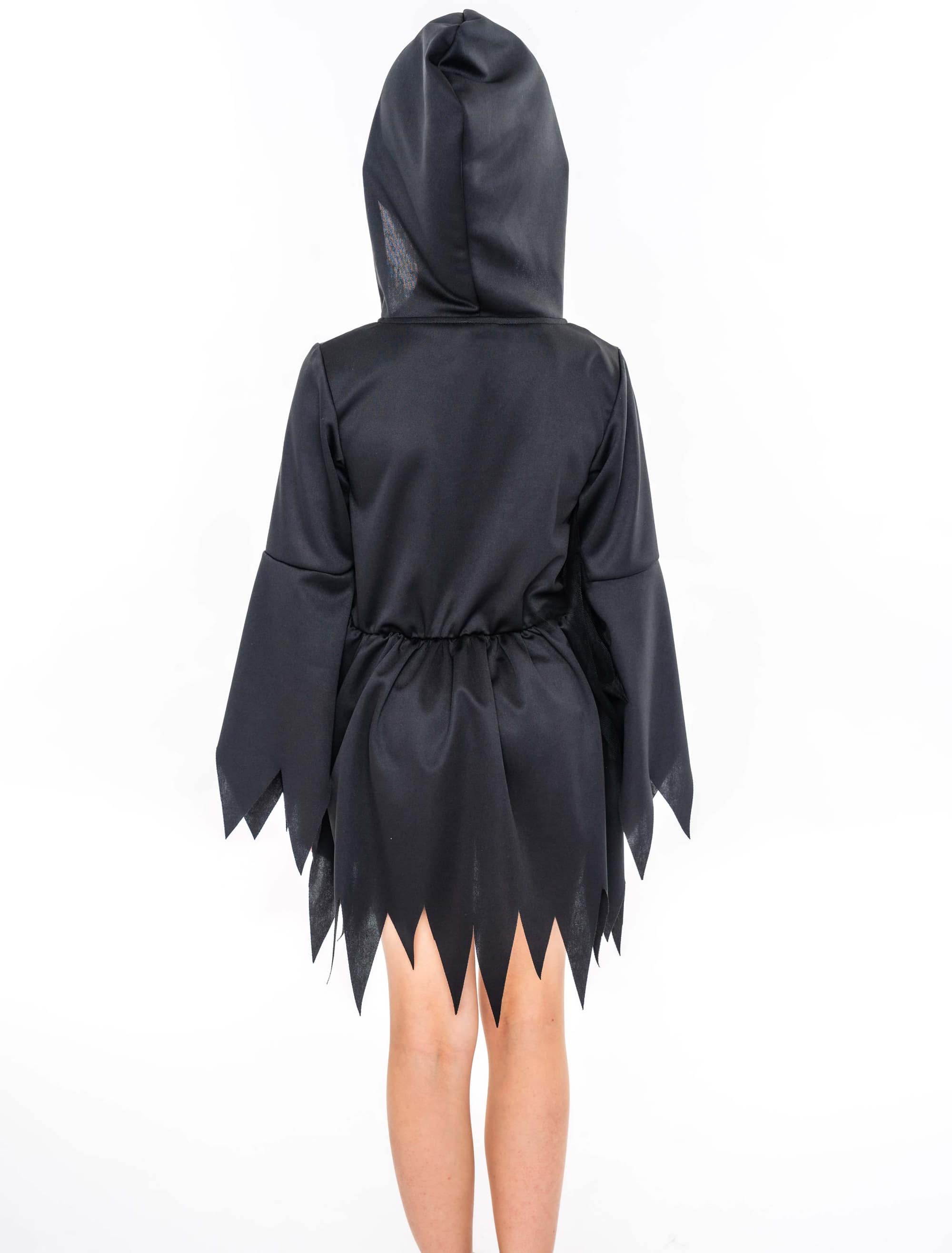 Kleid mit Skelett schwarz 98/104