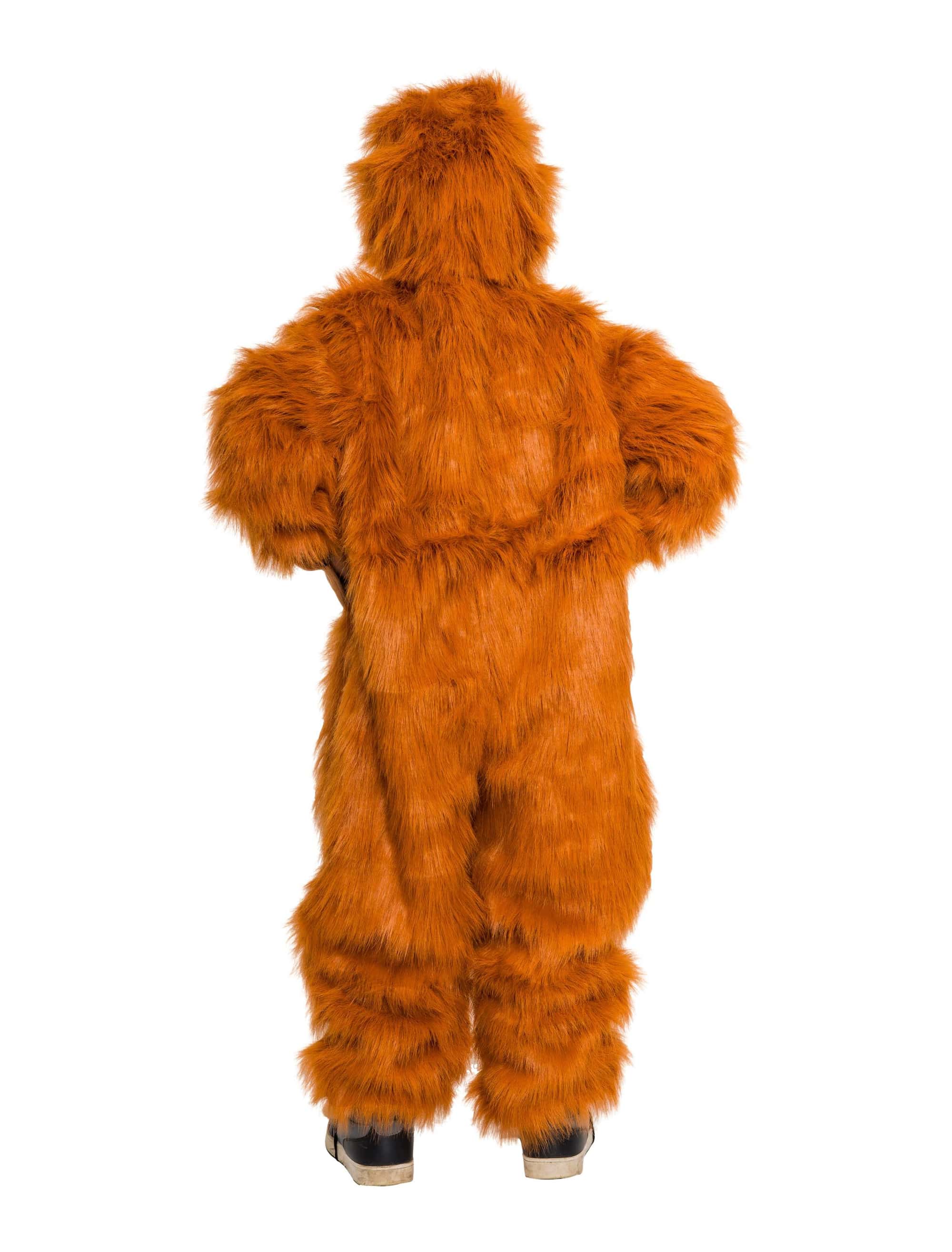 Overall Plüsch de luxe Orang-Utan Kinder braun 116/128