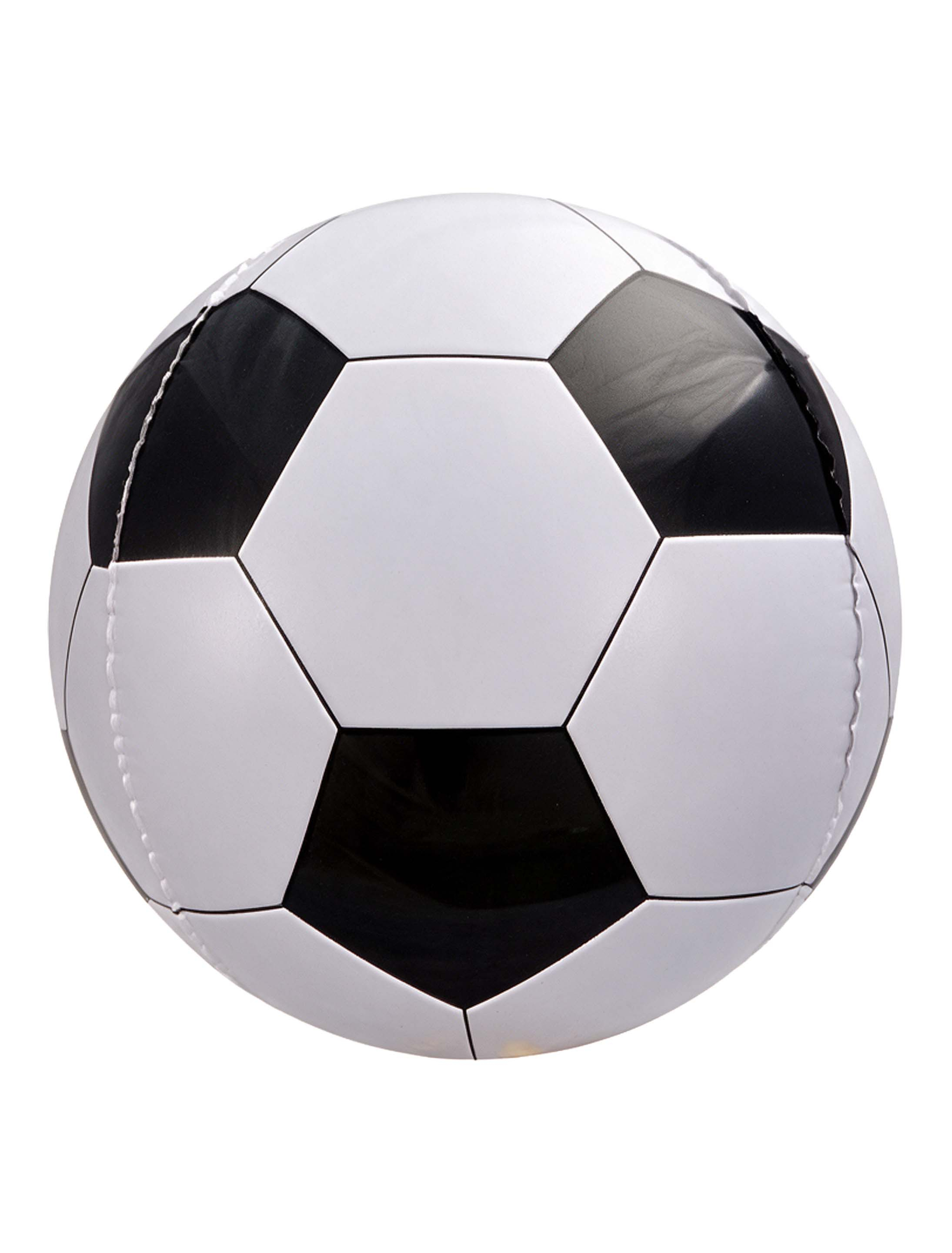 Folienballon Fußball Kugel 36cm schwarz/weiß