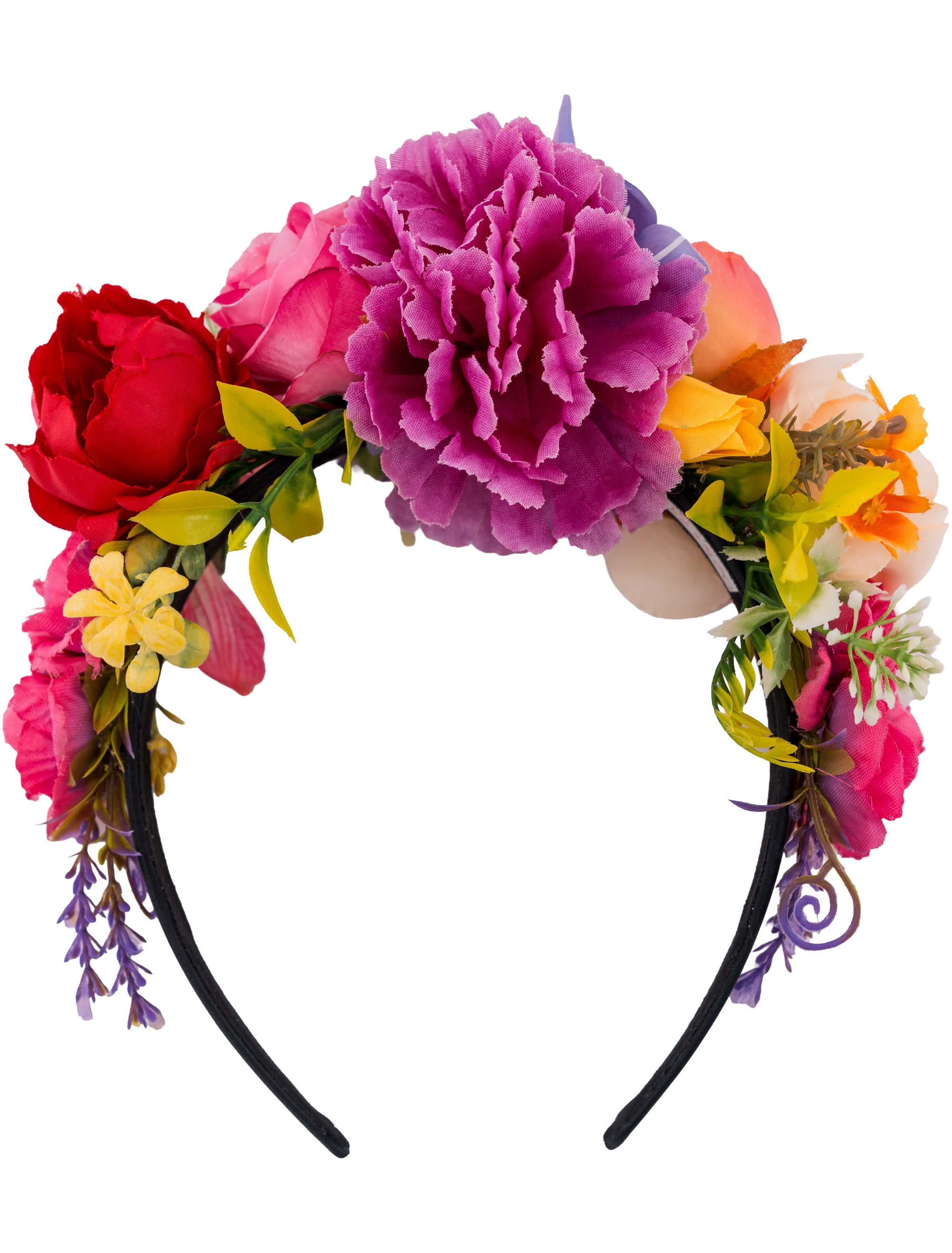 Haarreif Blumen bunt