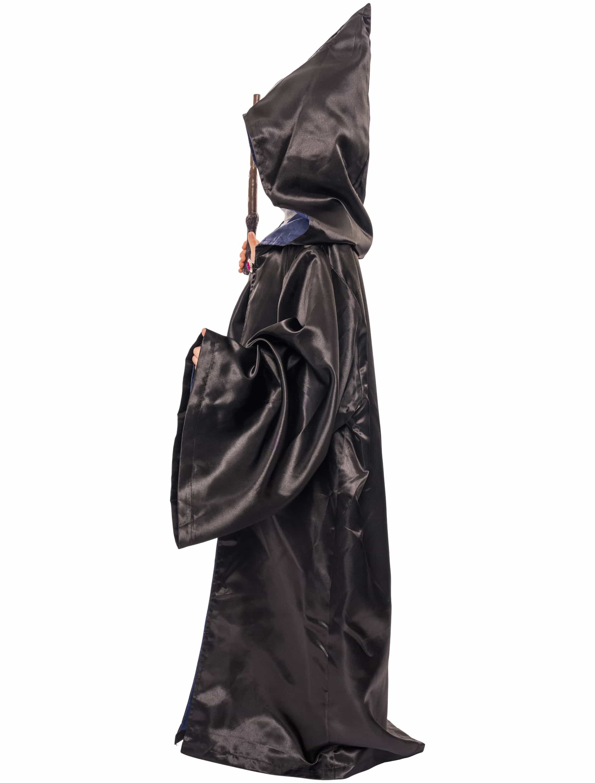 Zauberer Robe schwarz/blau one size