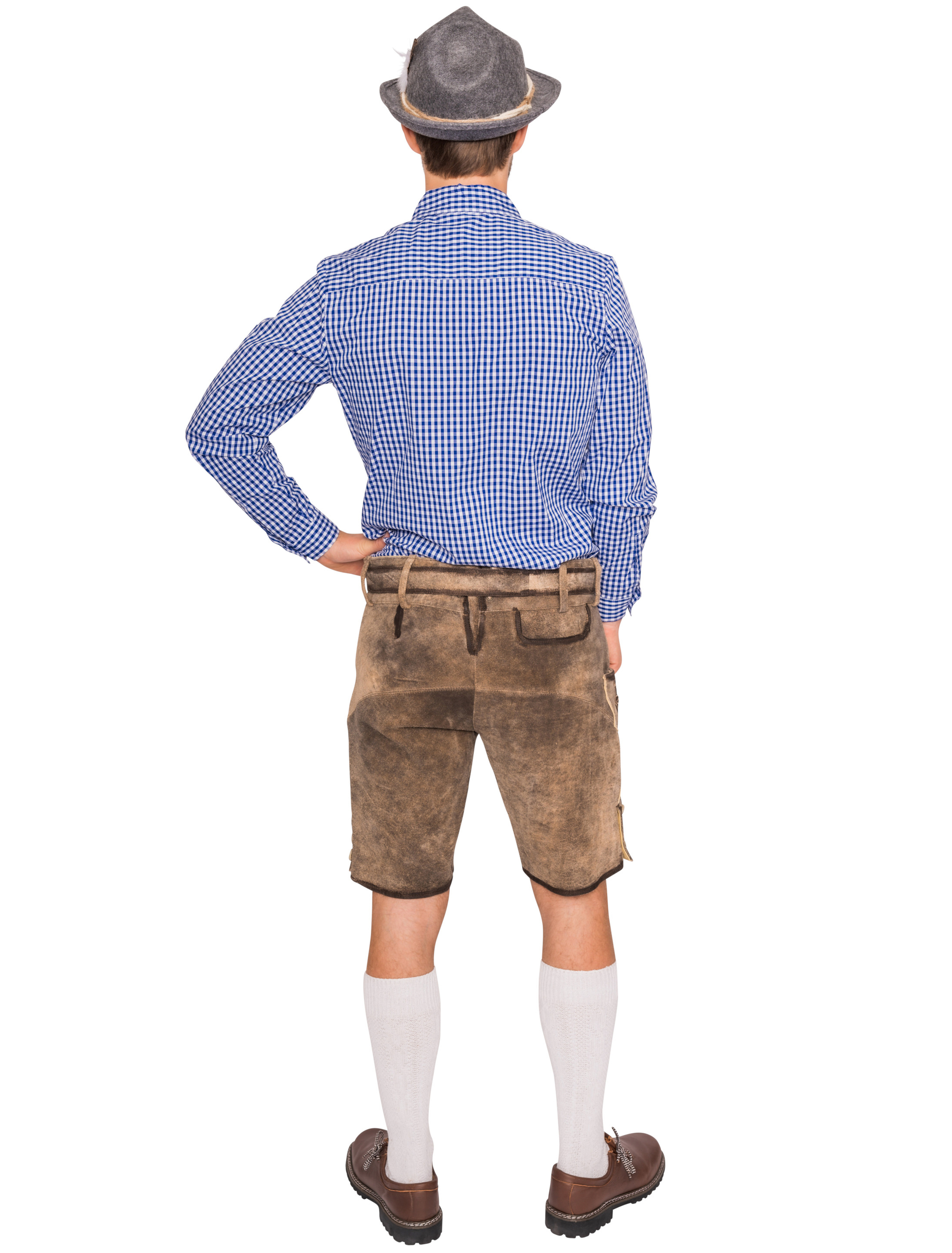 Lederhose Tino Herren braun 3XL