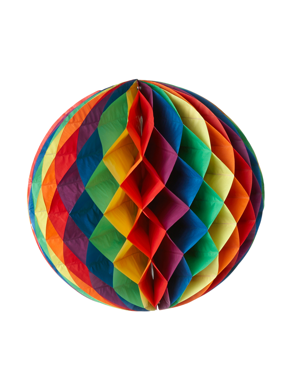 Wabenball Regenbogen 60cm