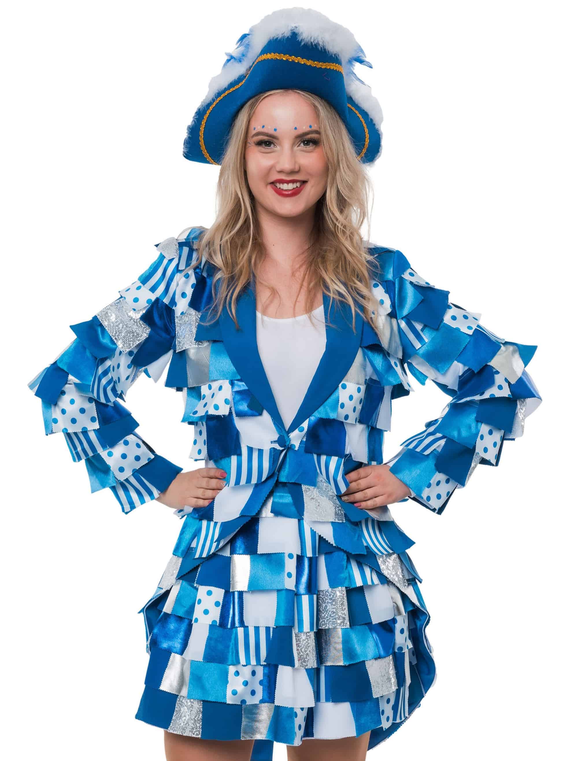 blau/weiß