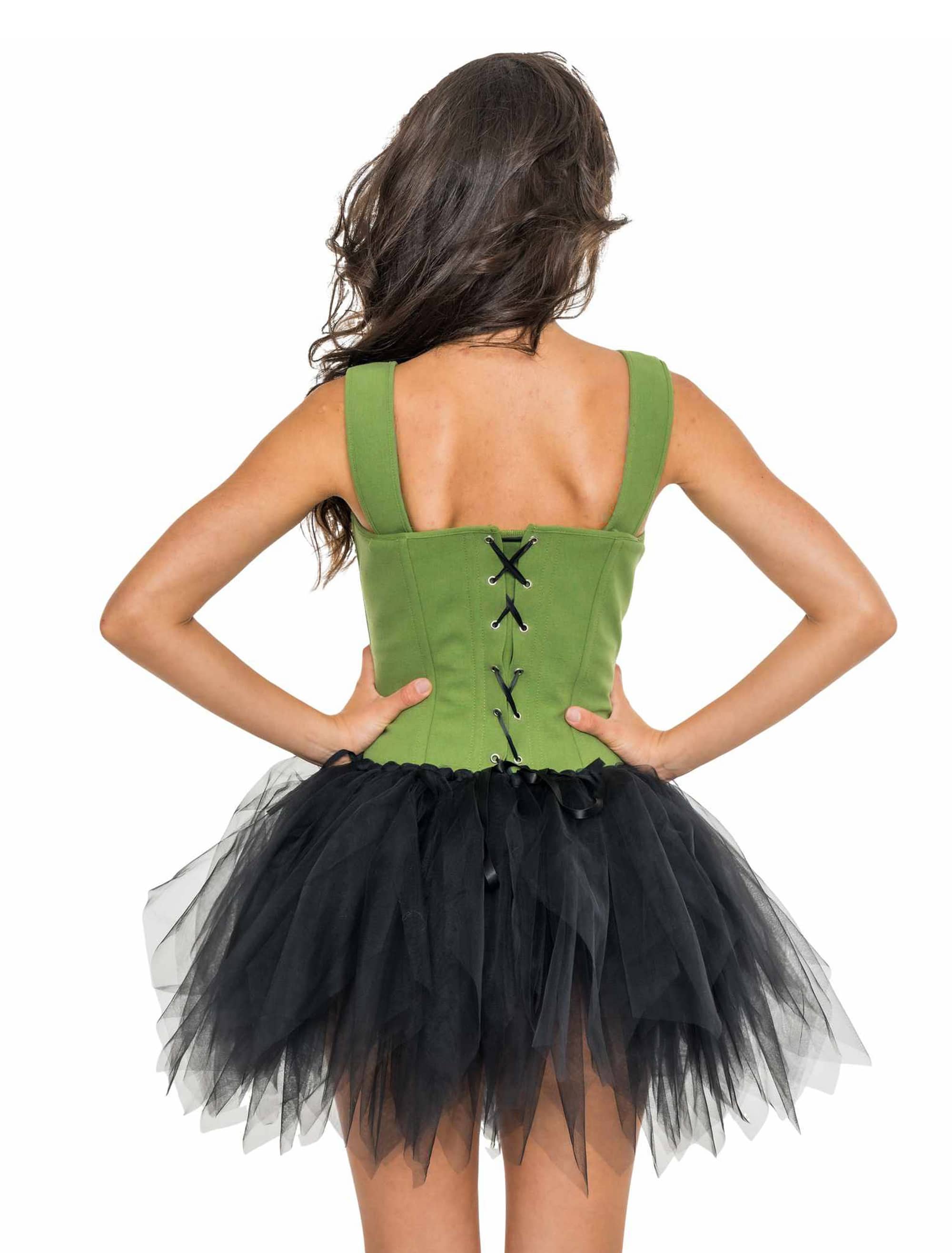 Corsage Hexenzauber Damen grün L/XL