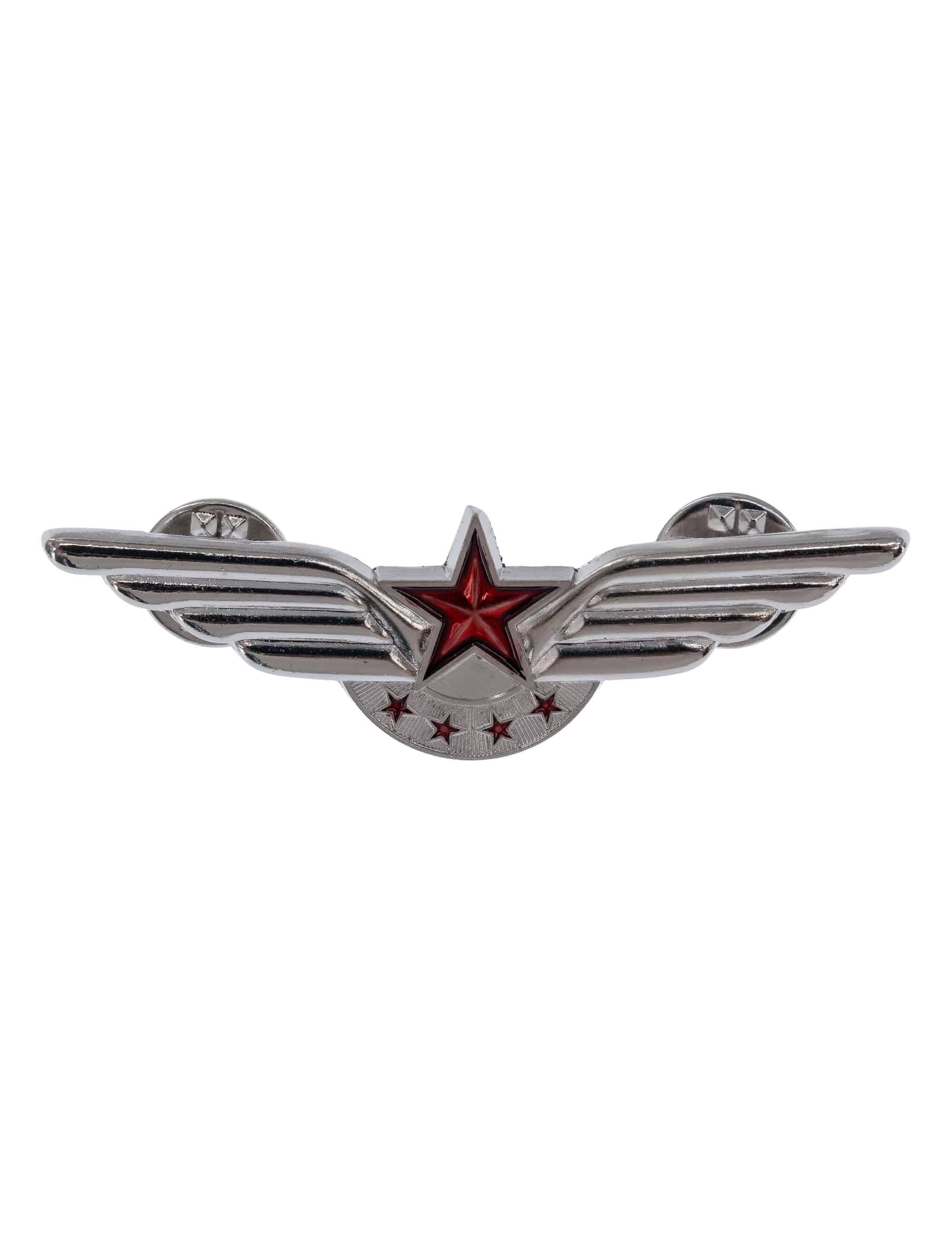 Abzeichen Pilot silber