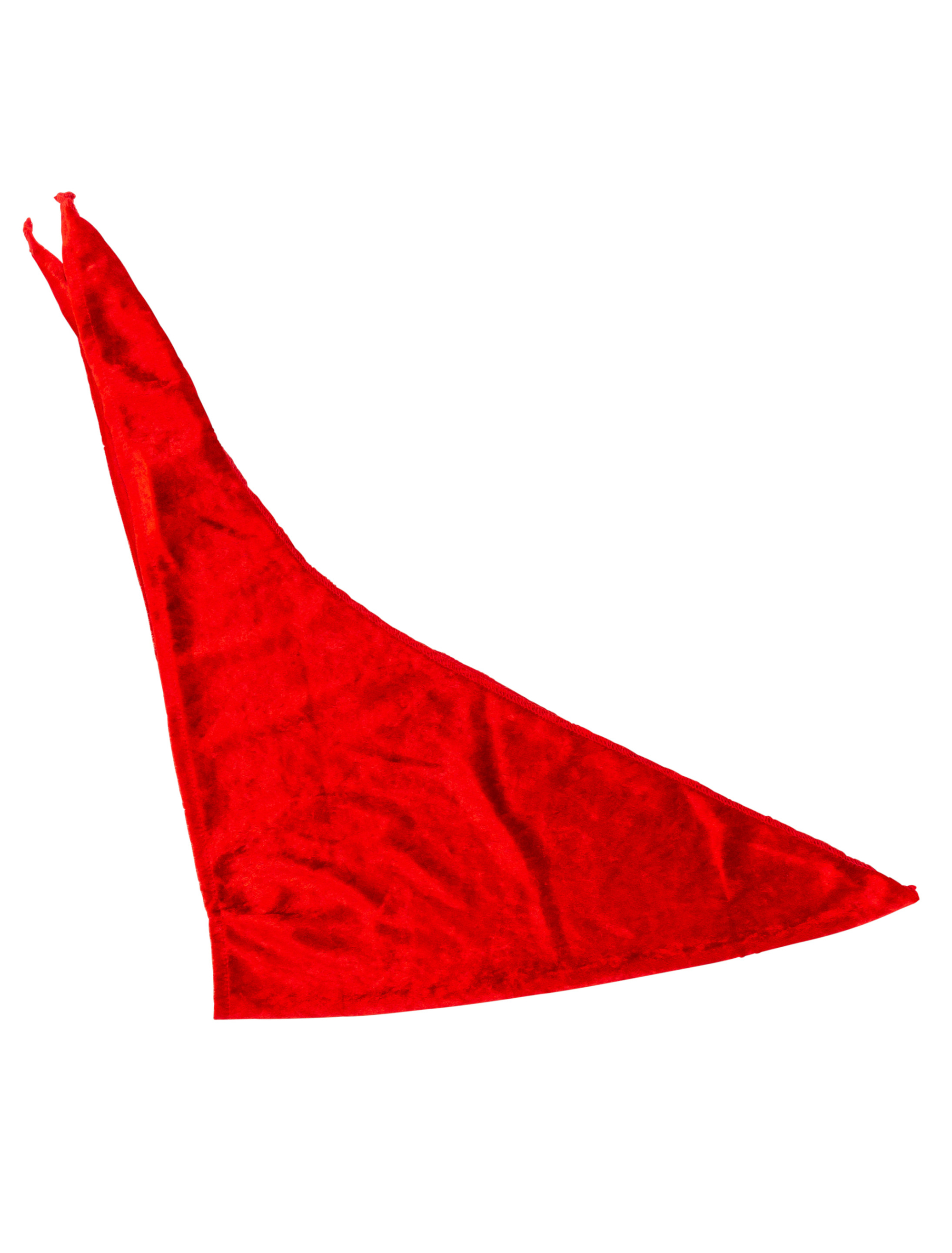 Piratentuch Bandana Samt rot