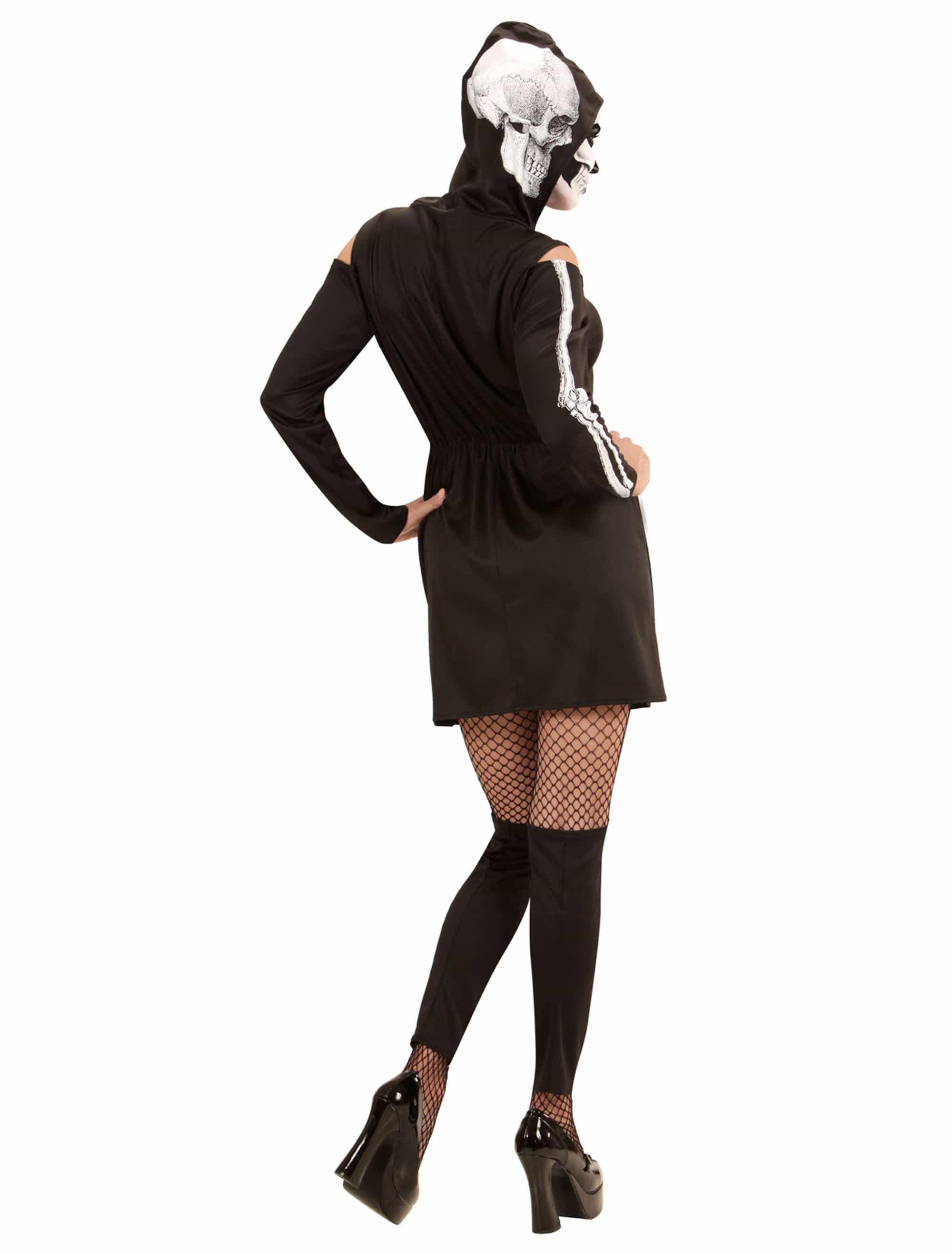 Kleid Skelettlady 2-tlg.