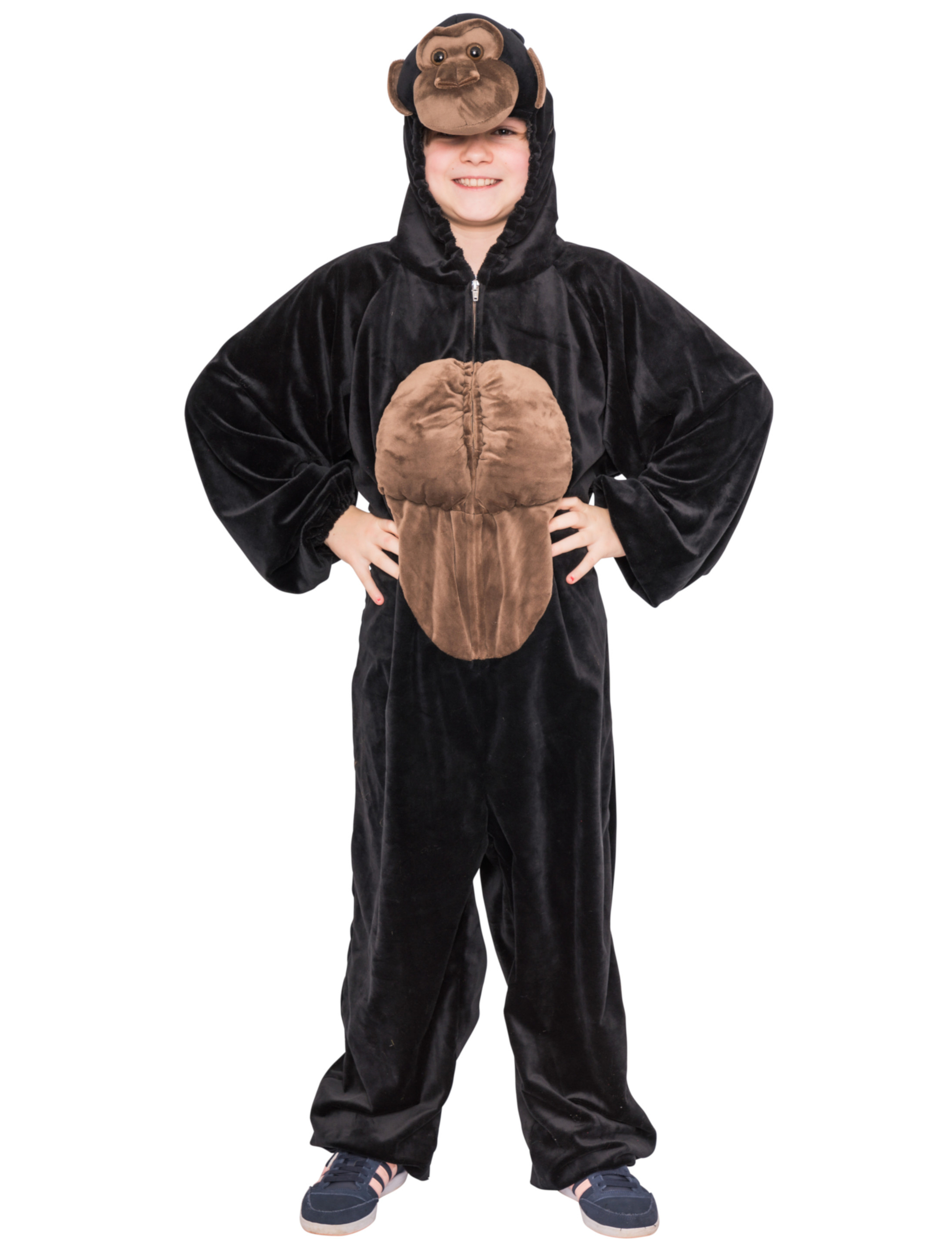 Overall Gorilla dunkelbraun 116-128
