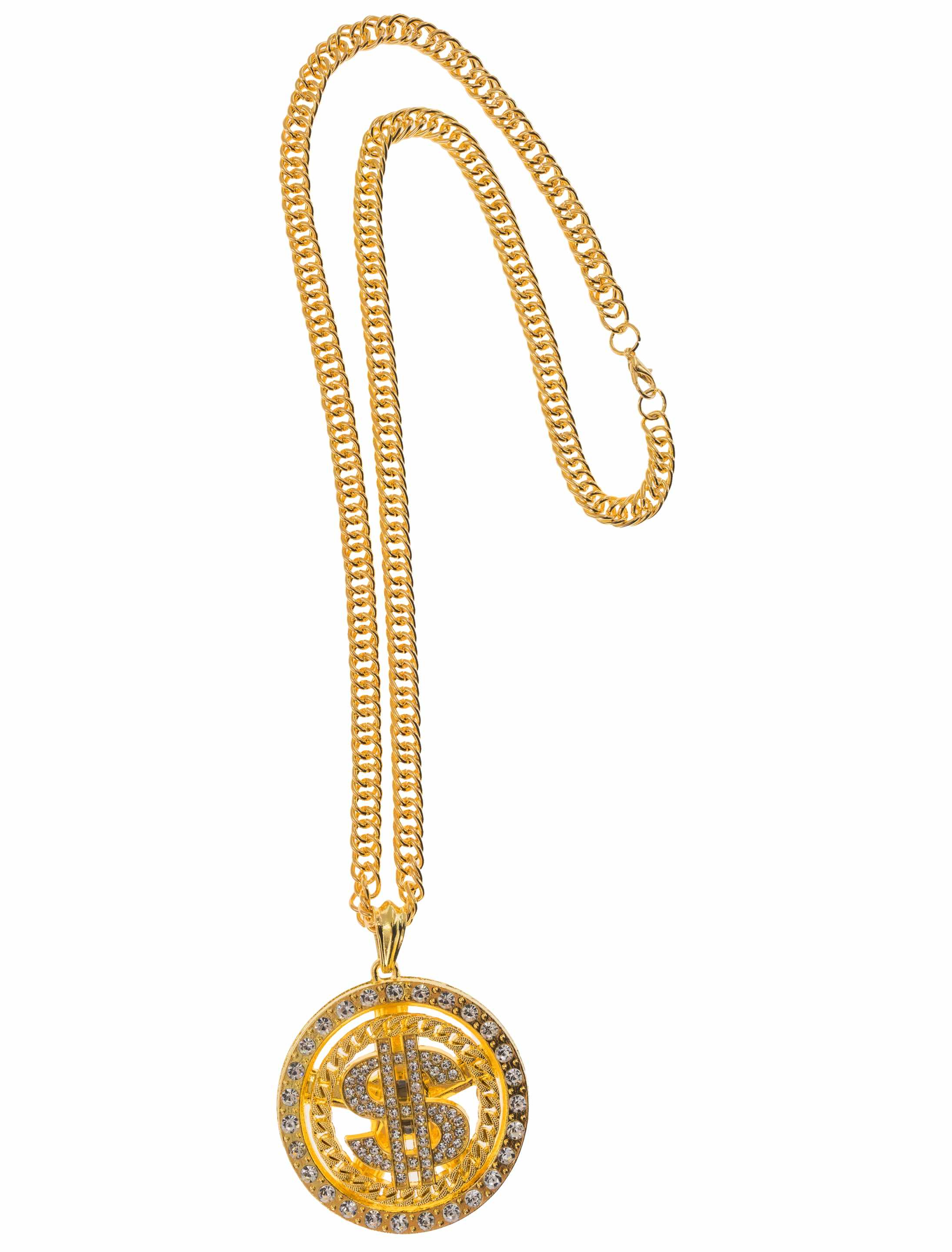 Halskette Dollarzeichen gold