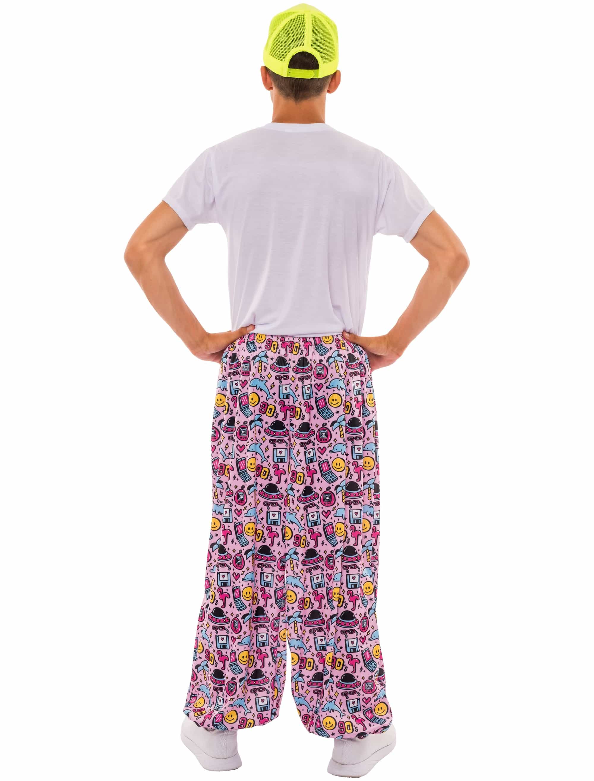 Hose Delfin print Print Herren pink XL