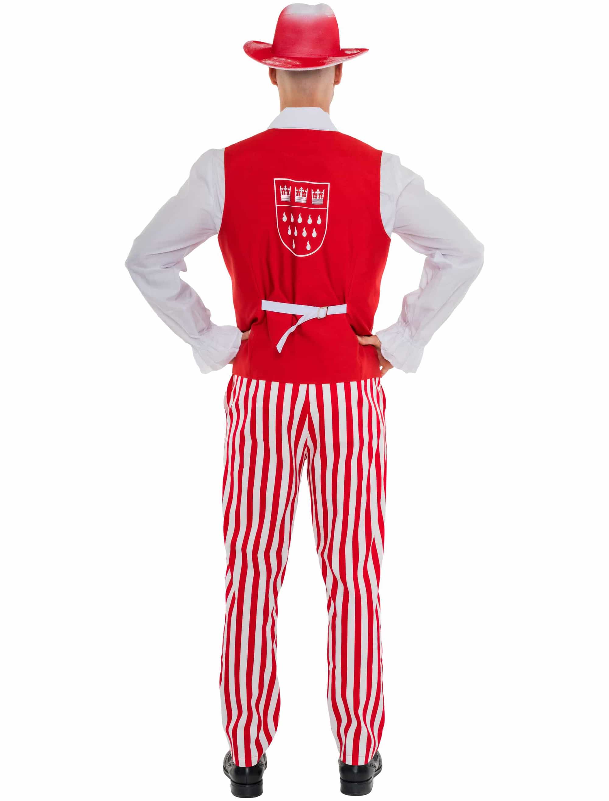 Weste Köln Herren rot 2XL/3XL