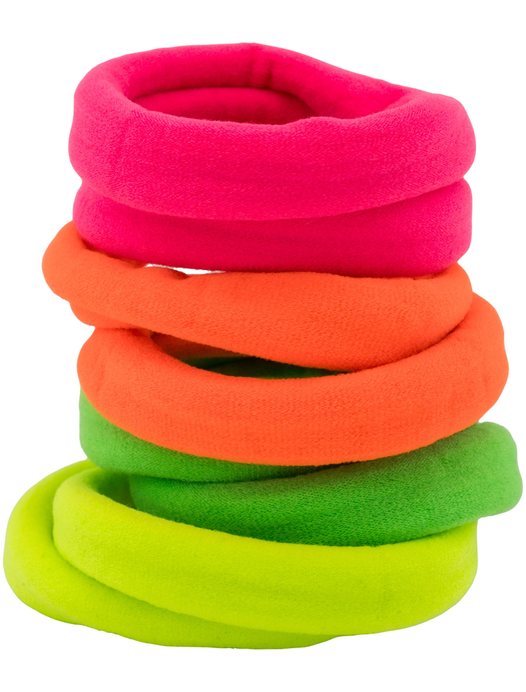 Haargummis neon