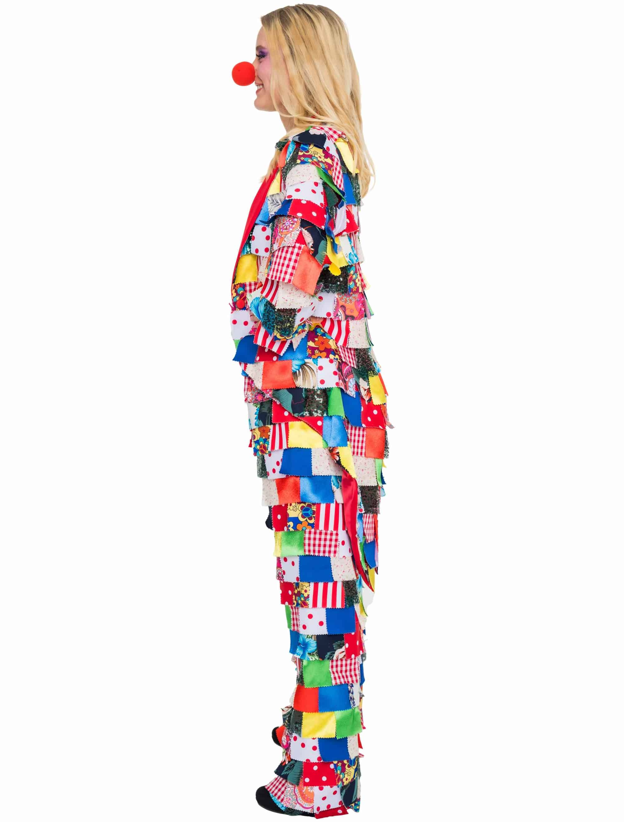 Lappenfrack Damen bunt L