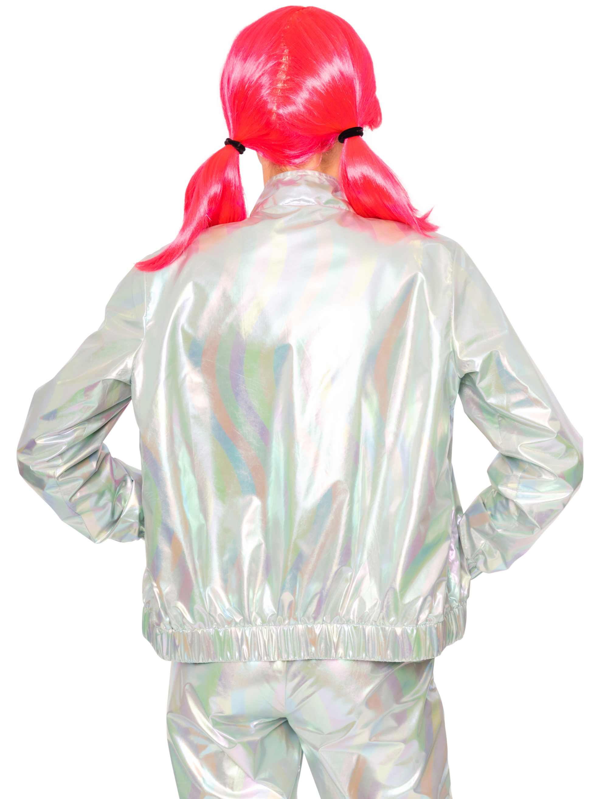 Jacke Jogginganzug silber S/M