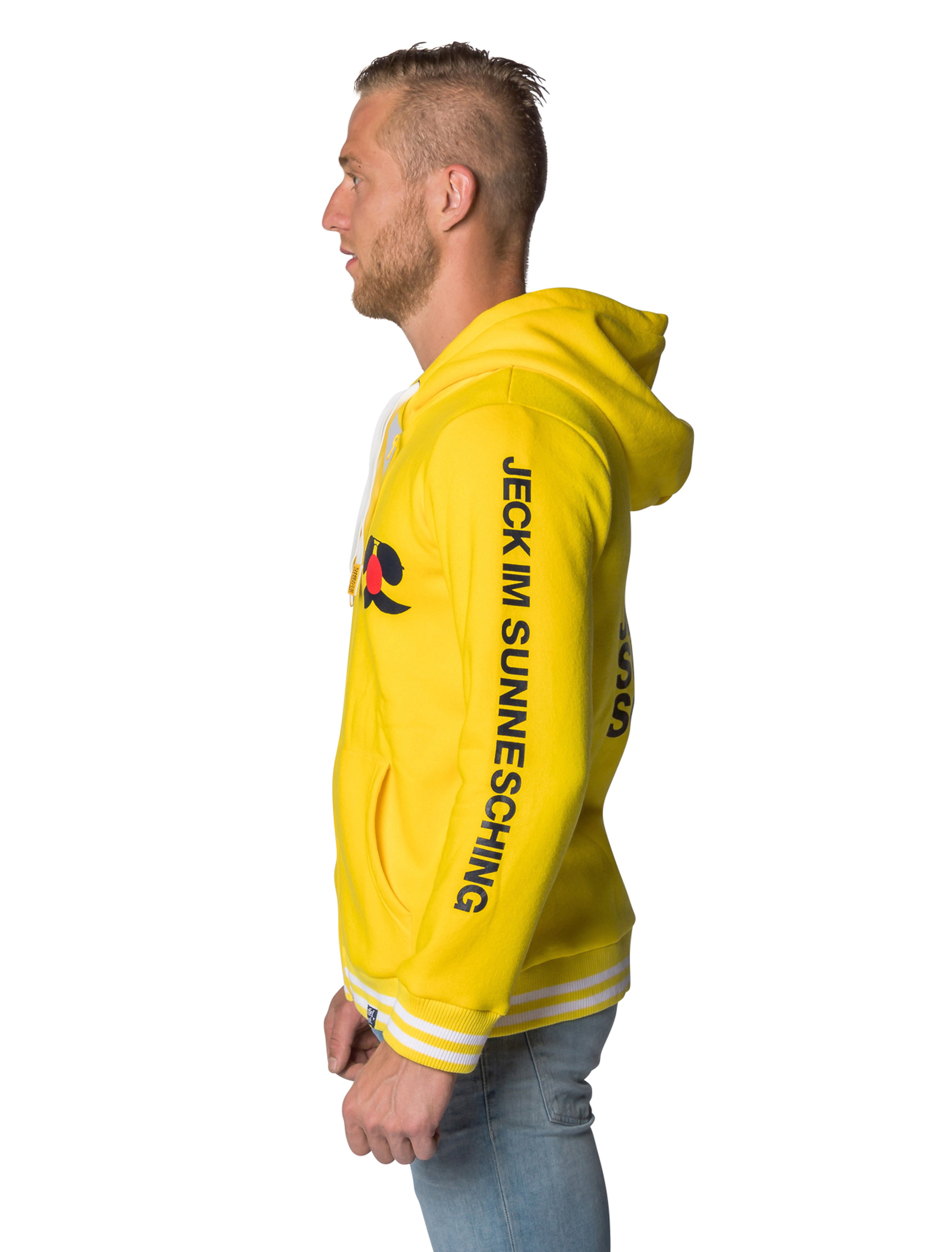JIS Sweatshirt Jeck im Sunnesching Unisex gelb XS/S